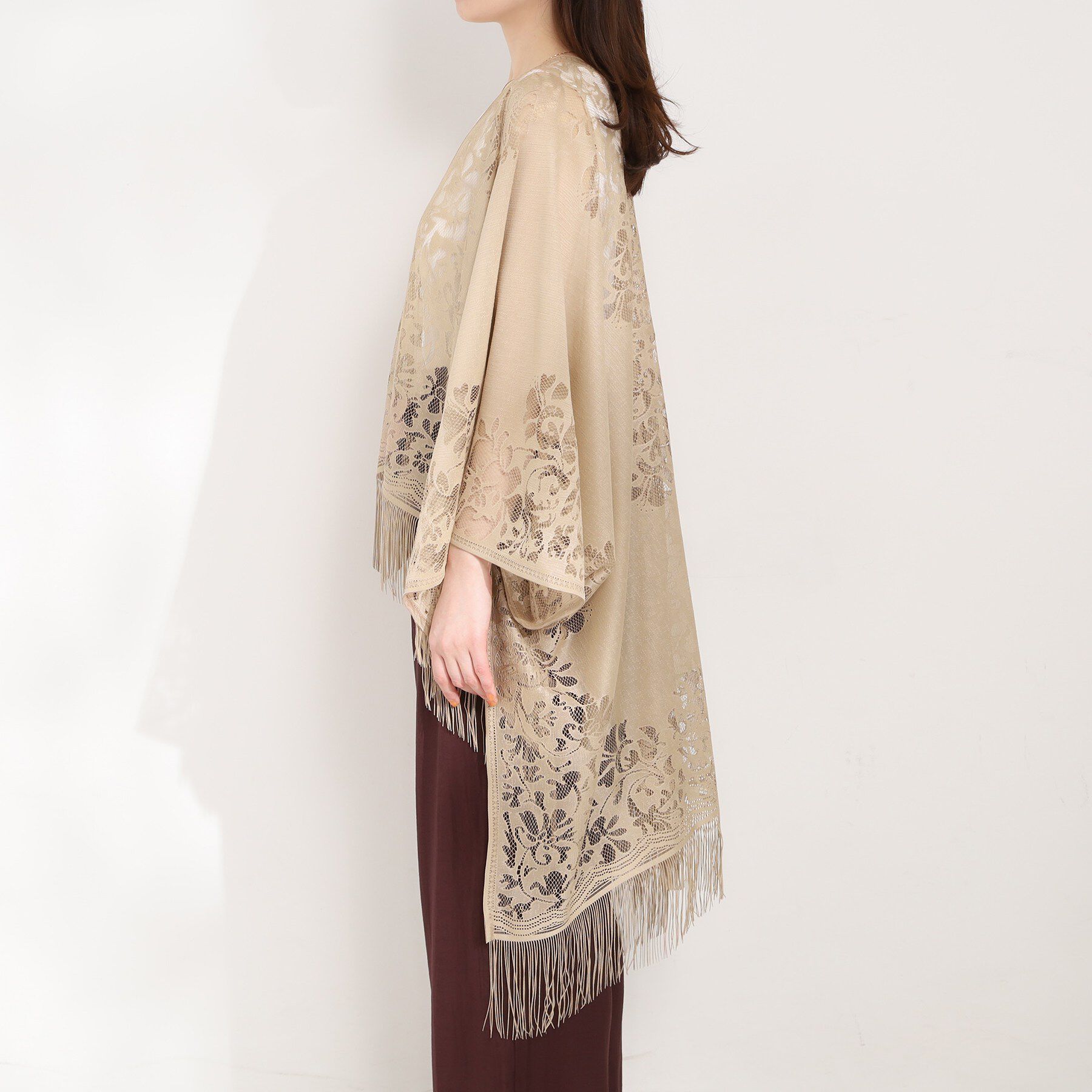 SHOO･LA･RUE「レースポンチョ」|ポンチョ・ケープ|