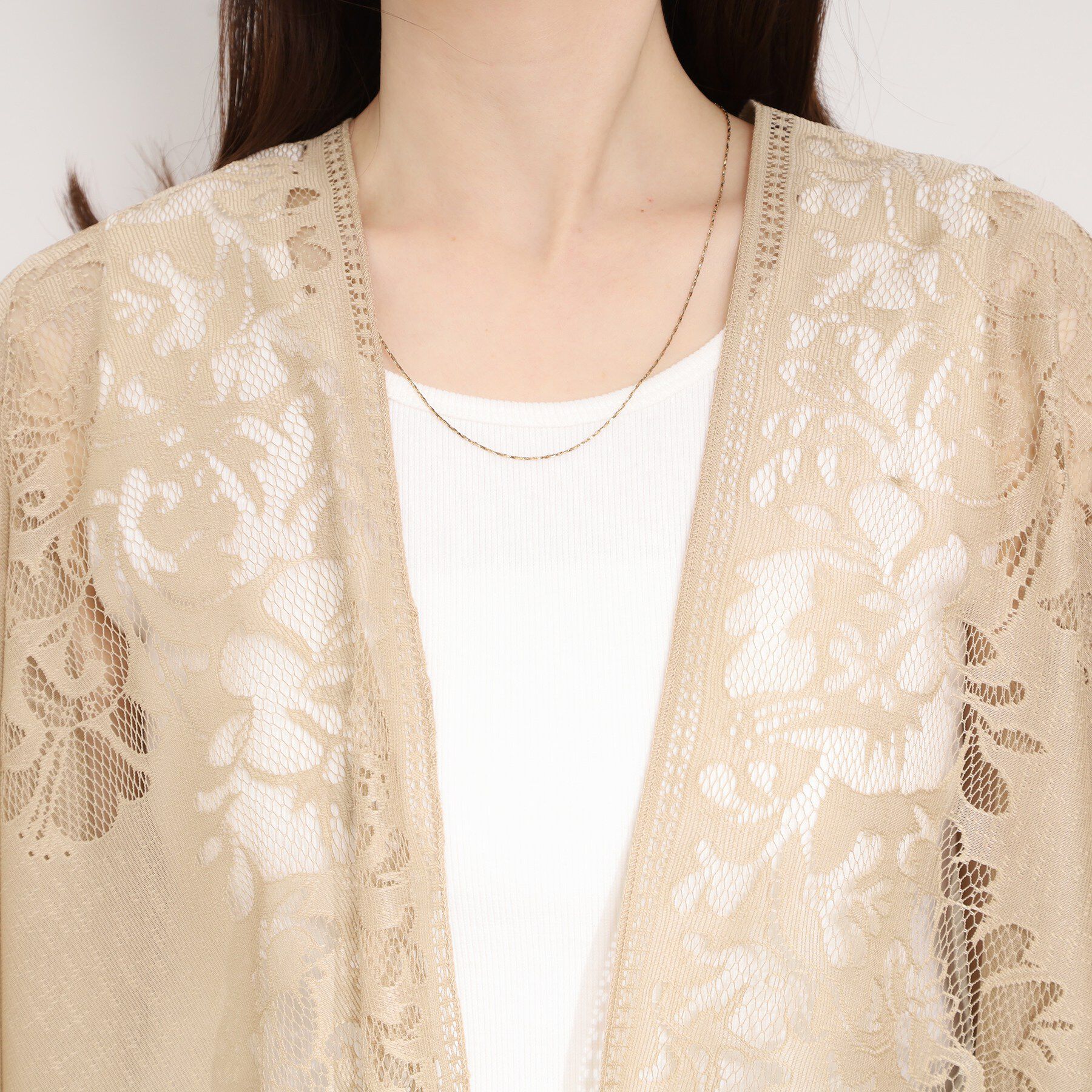 SHOO･LA･RUE「レースポンチョ」|ポンチョ・ケープ|