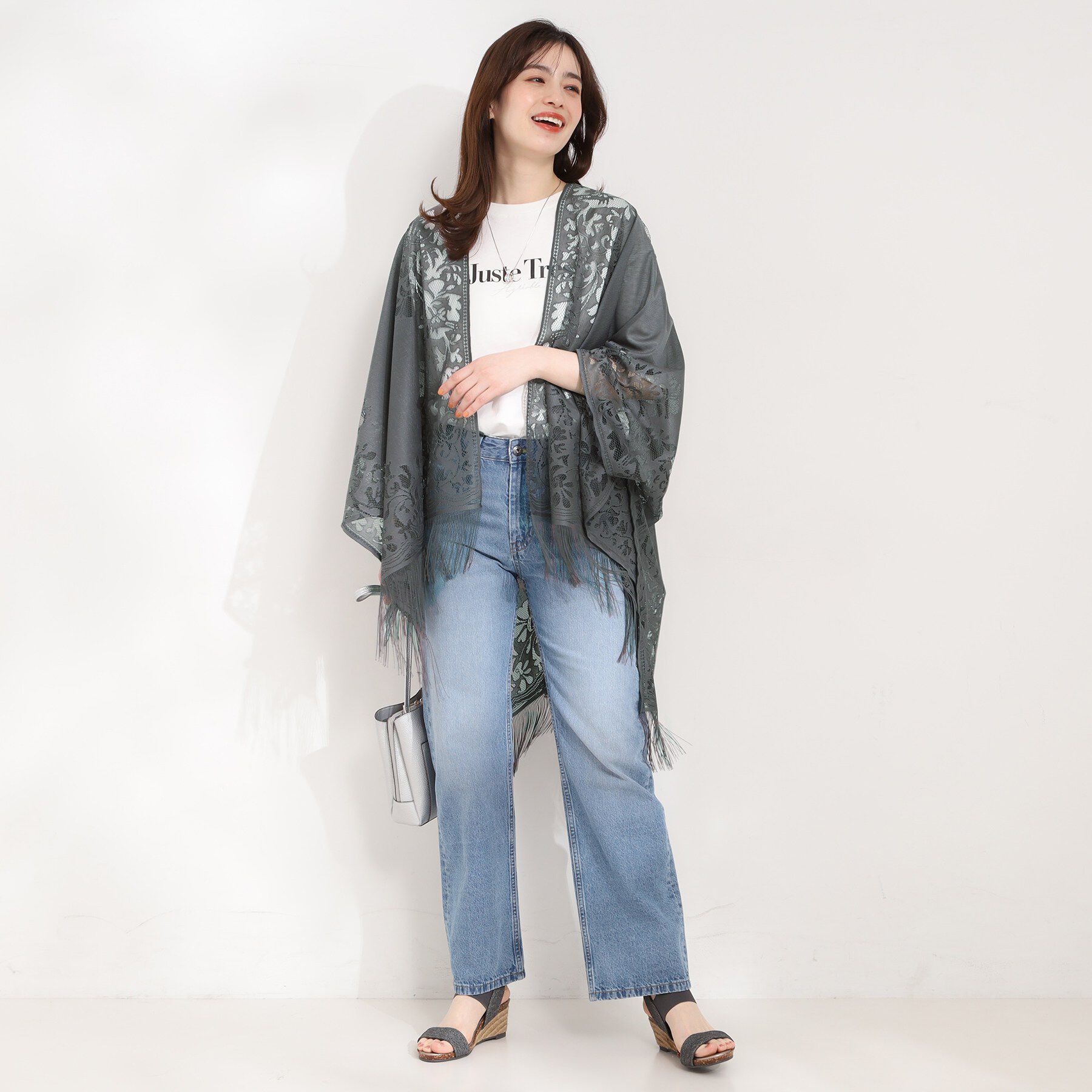 SHOO･LA･RUE「レースポンチョ」|ポンチョ・ケープ|