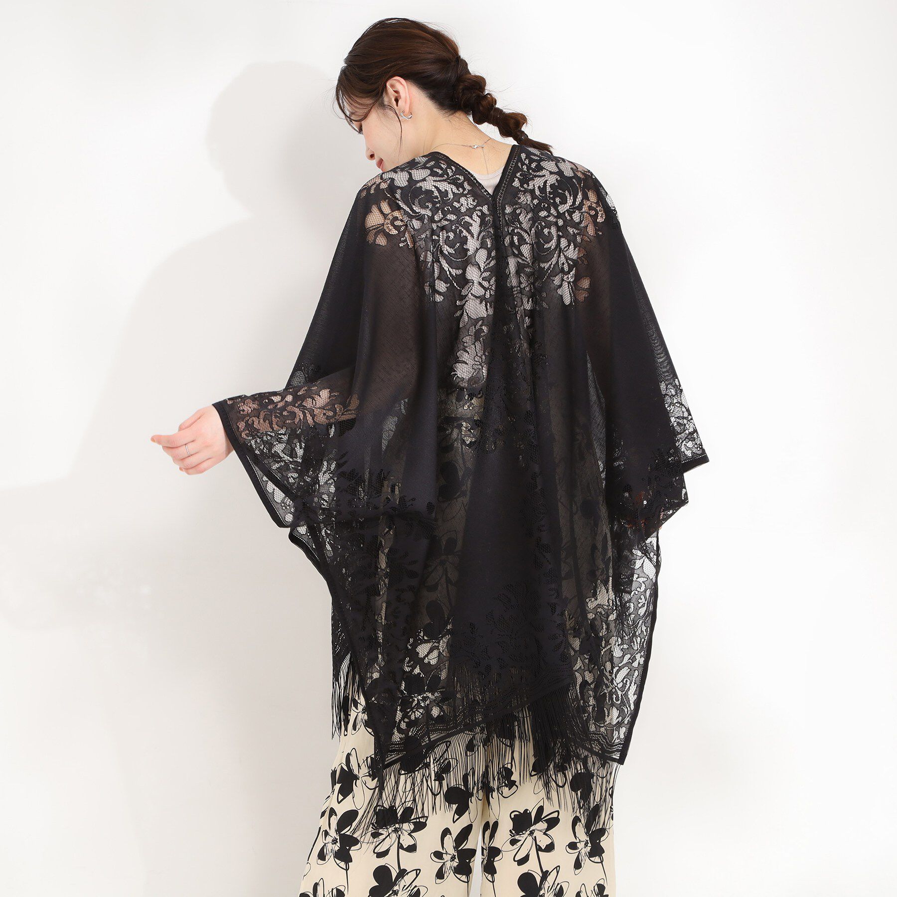 SHOO･LA･RUE「レースポンチョ」|ポンチョ・ケープ|