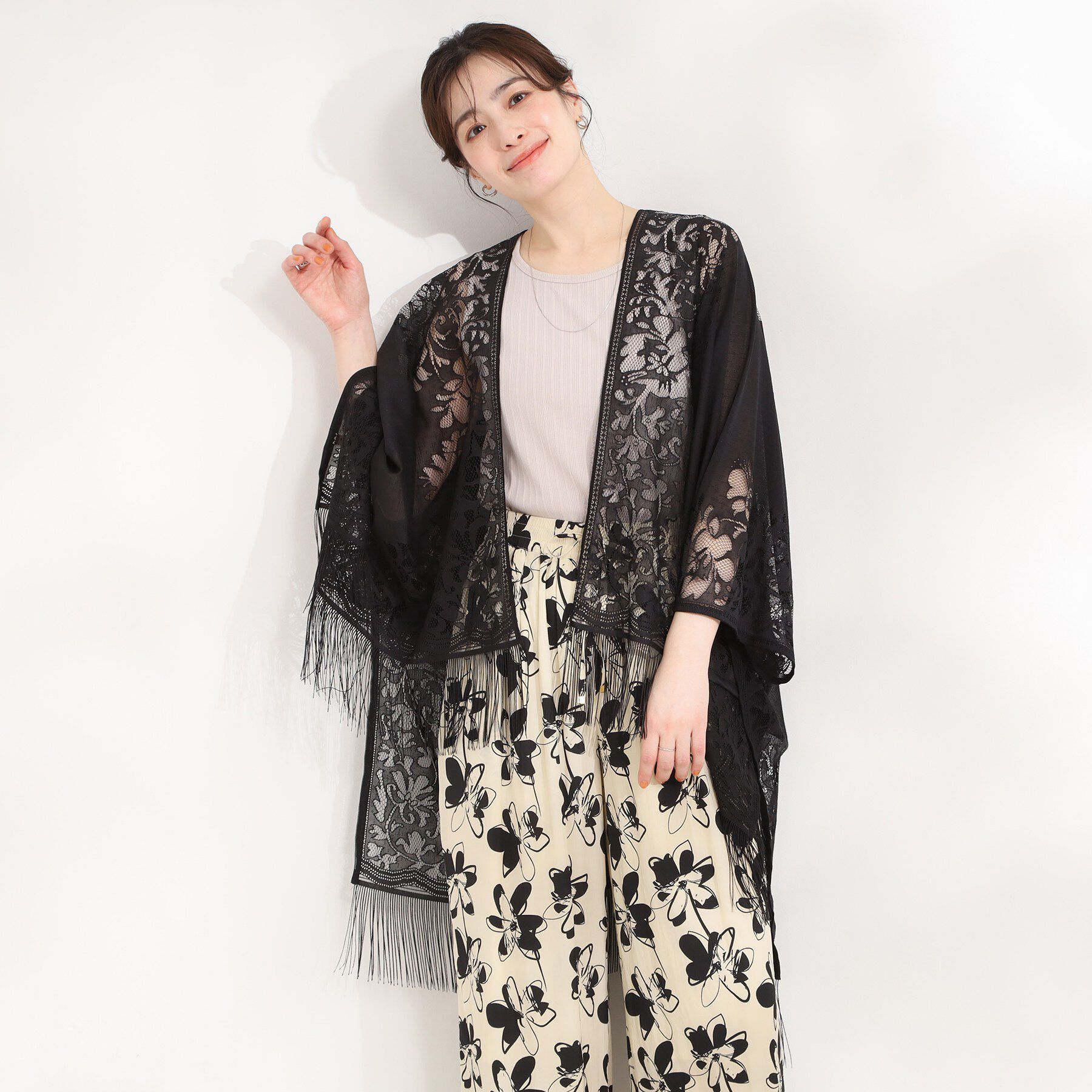 SHOO･LA･RUE「レースポンチョ」|ポンチョ・ケープ|