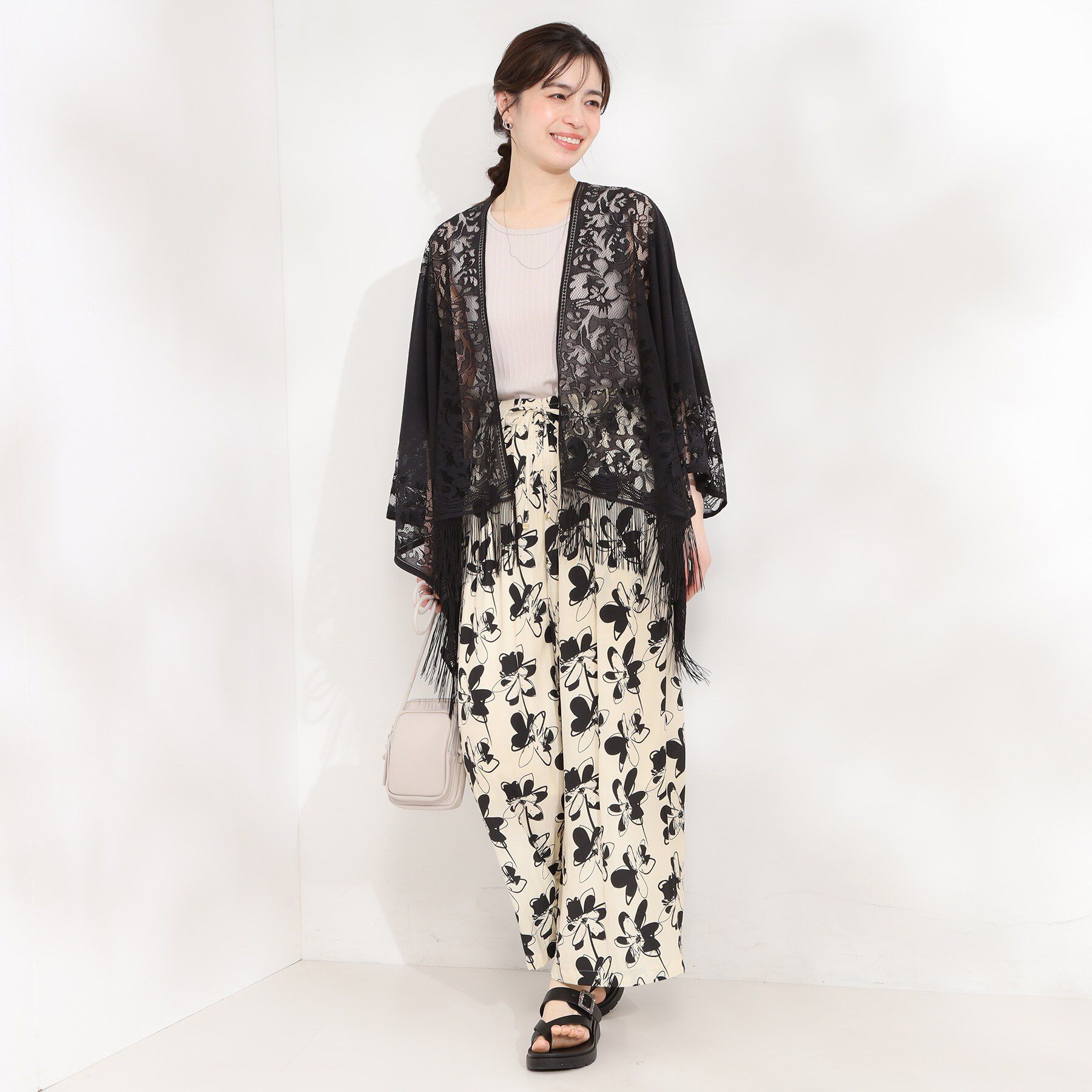 SHOO･LA･RUE「レースポンチョ」|ポンチョ・ケープ|