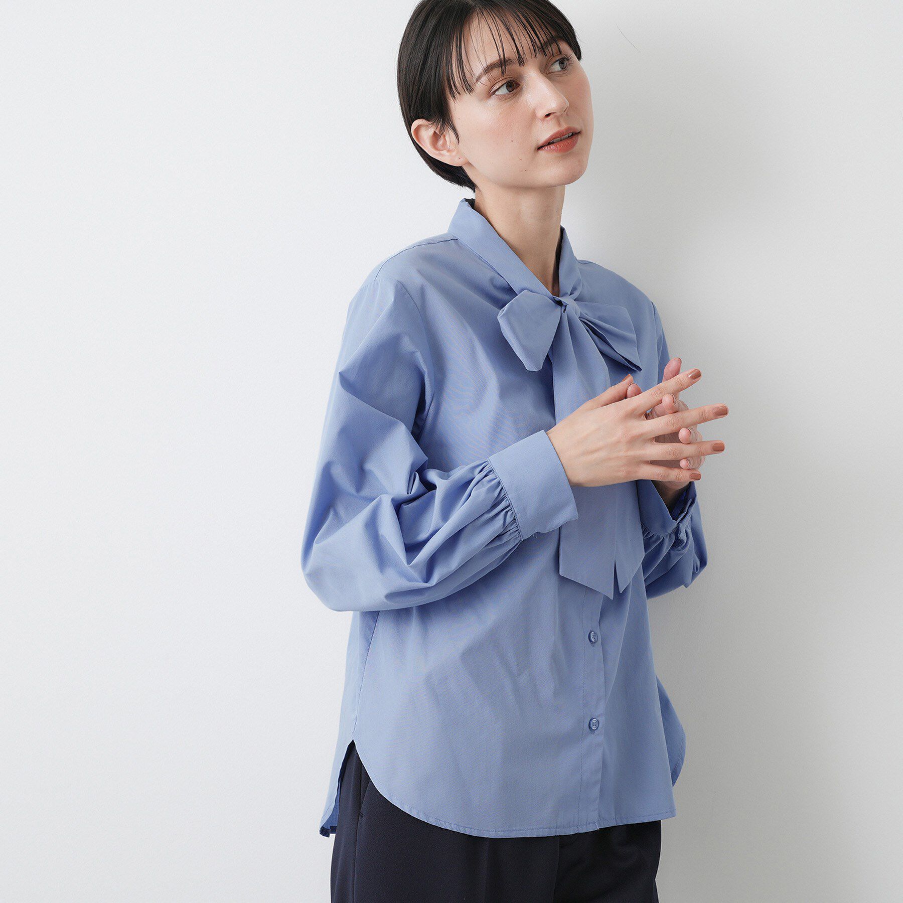 Dessin「【入卒/セレモニー】ボウタイリボンブラウス」|シャツ・ブラウス|