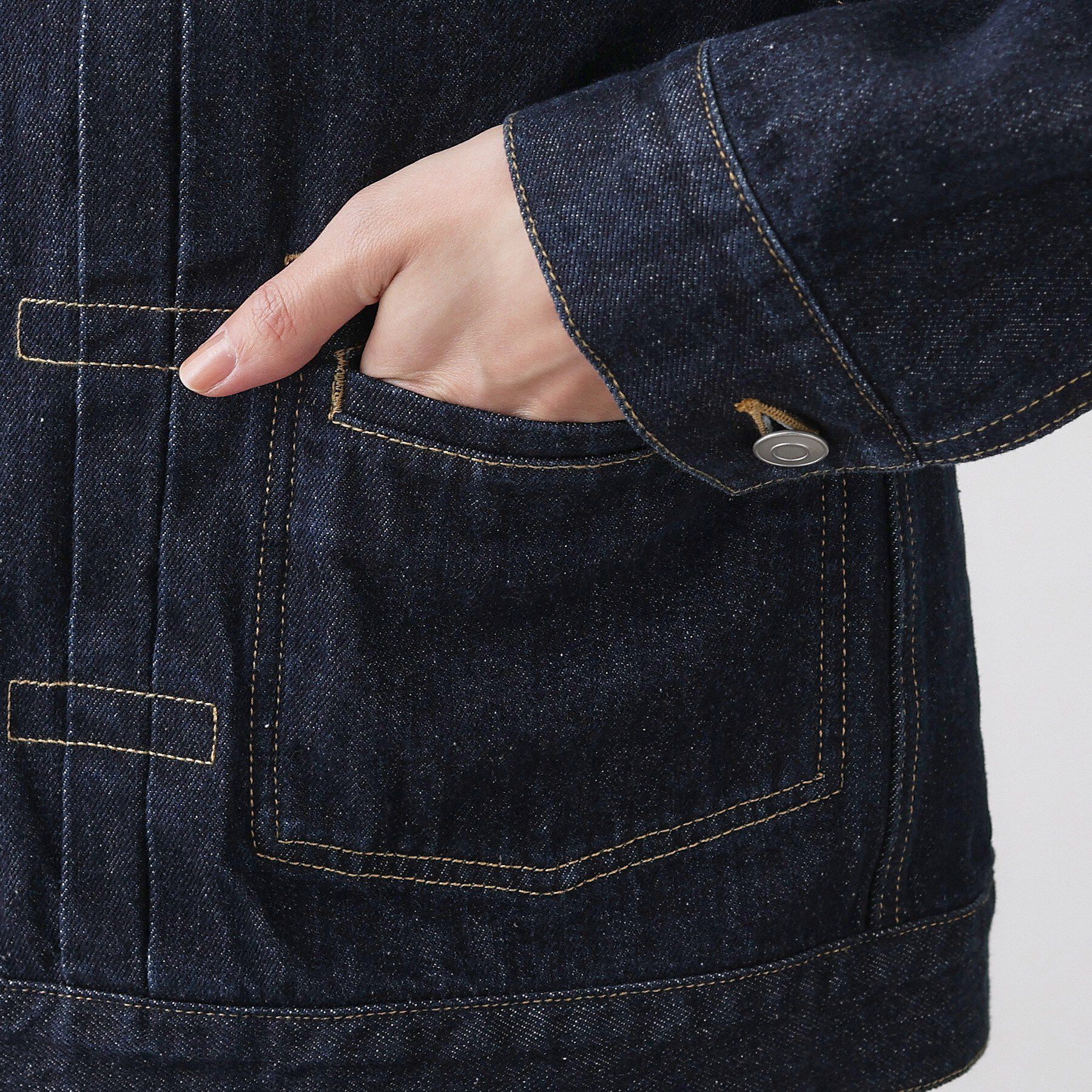 Dessin「【ユニセックス/2WAY】リバーシブルデニムジャケット」|デニムジャケット|