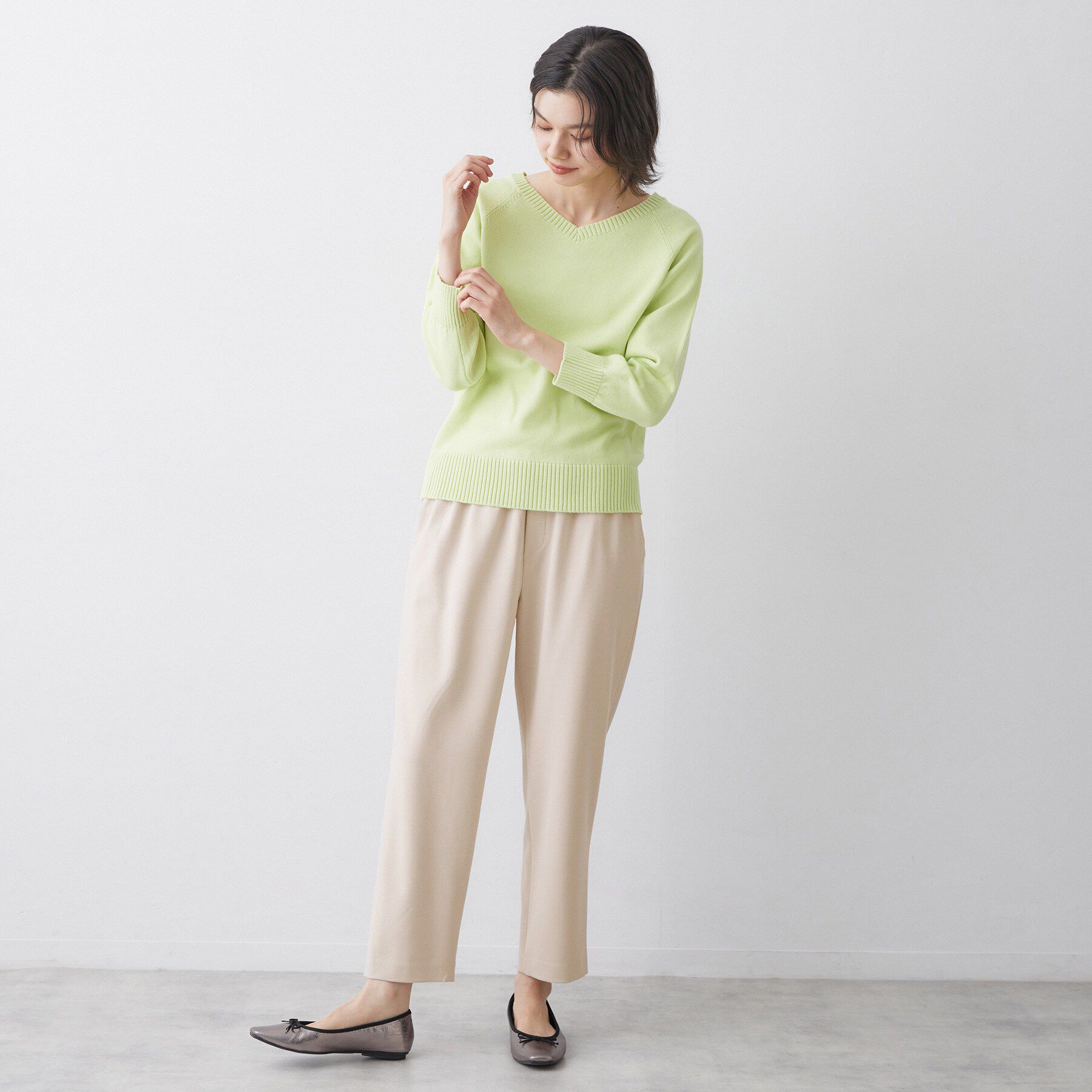 Dessin「【洗える】ストレッチツイルテーパードパンツ」|その他|