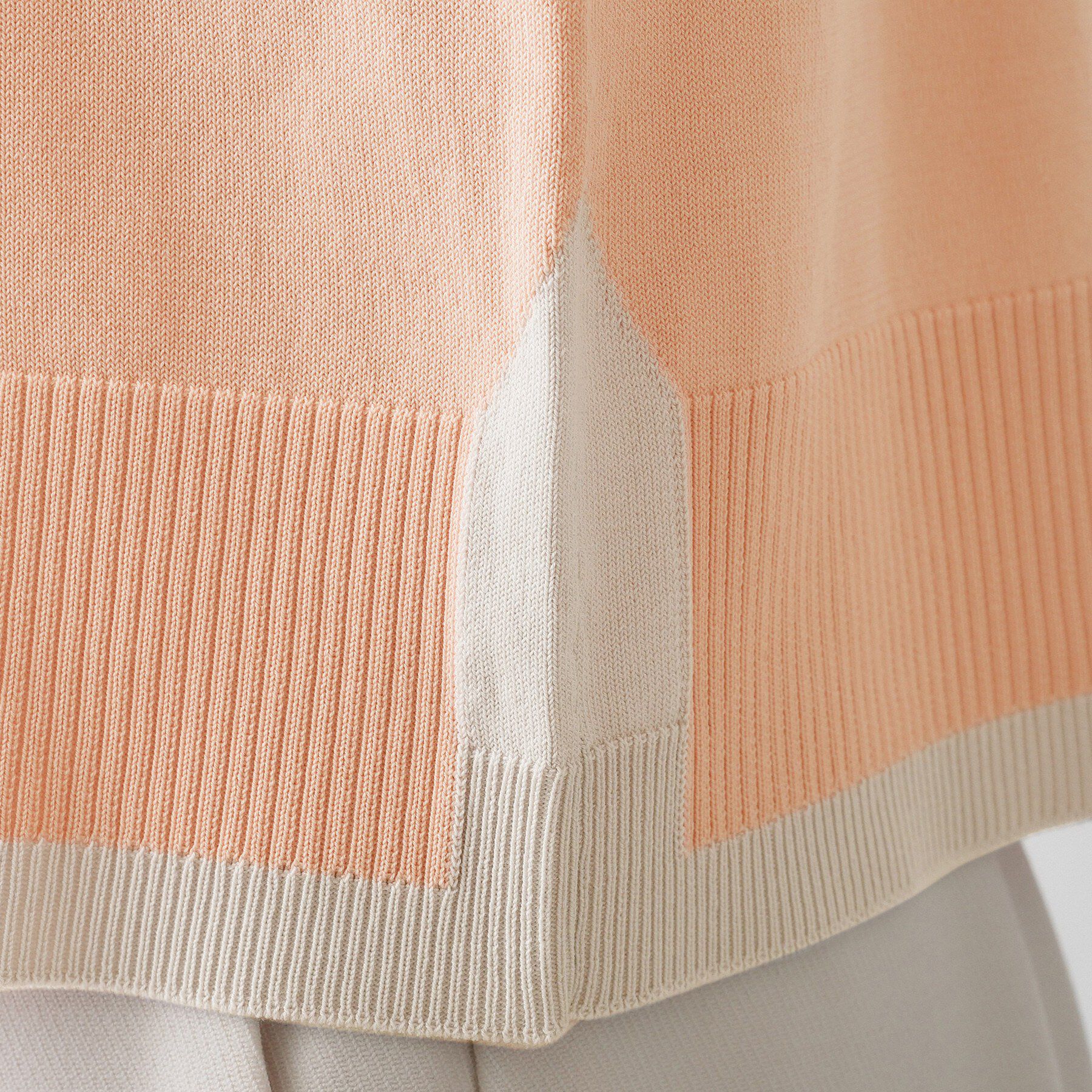 Dessin「【洗える】バイカラーデザインニット」|ニット・セーター|