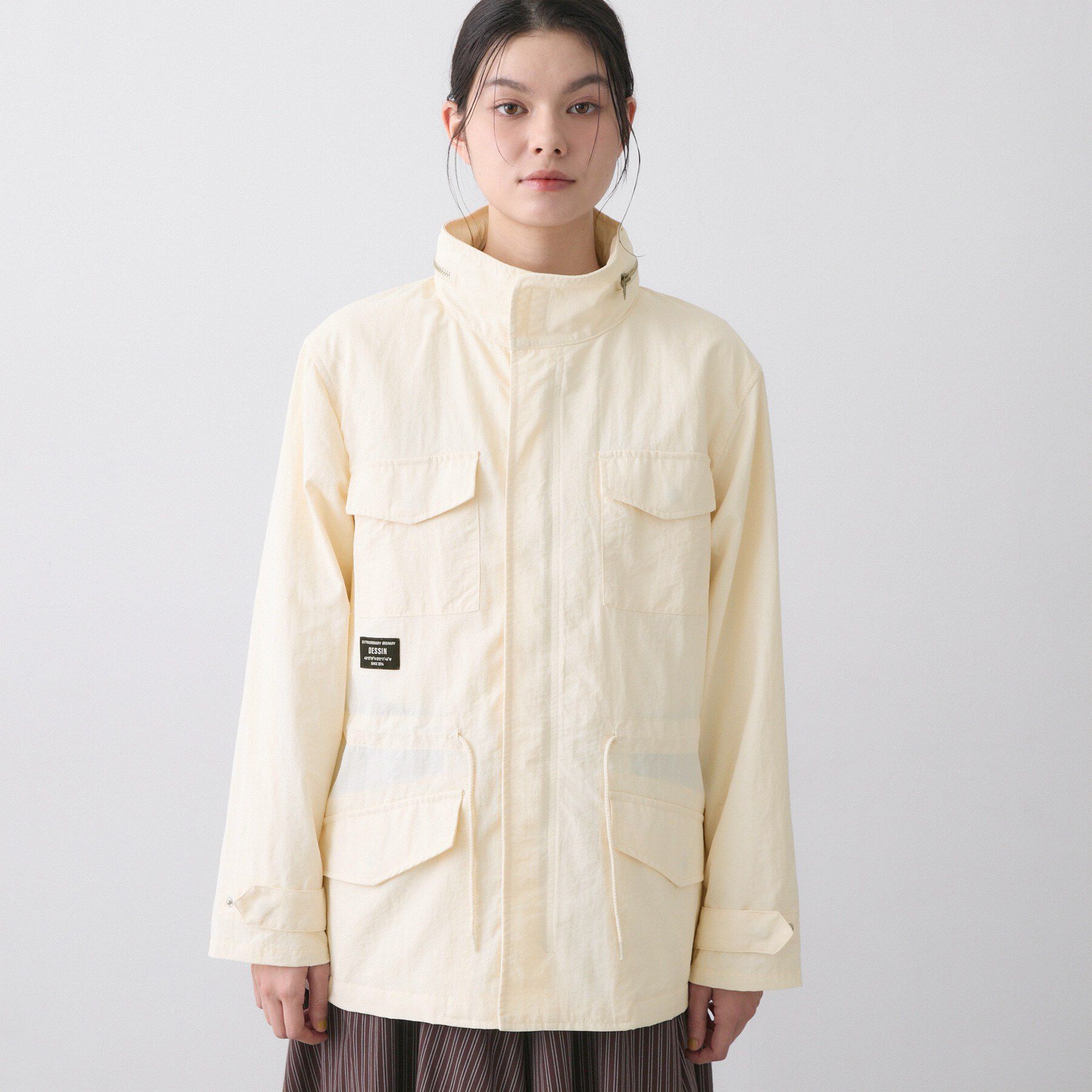 Dessin「【ユニセックス/撥水/2WAY】ライトジャケット」|ブルゾン・スタジャン|