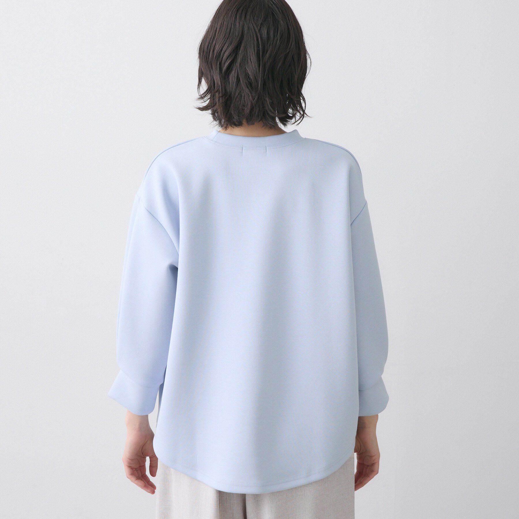 Dessin「【洗える】8分袖ボンディングカットソー」|Tシャツ・カットソー|