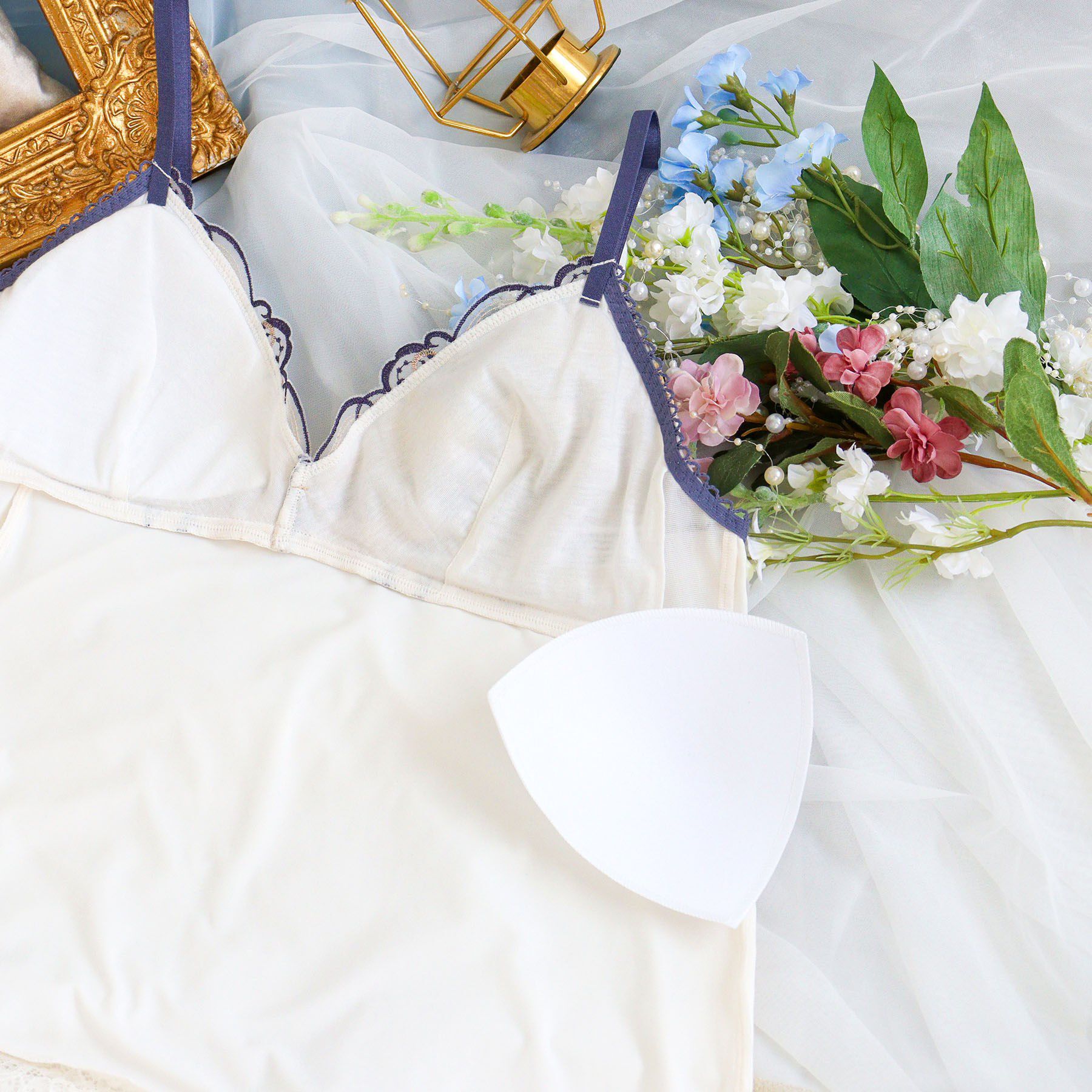 Risa Magli「アイシャ カップ付キャミソール」|キャミソール|