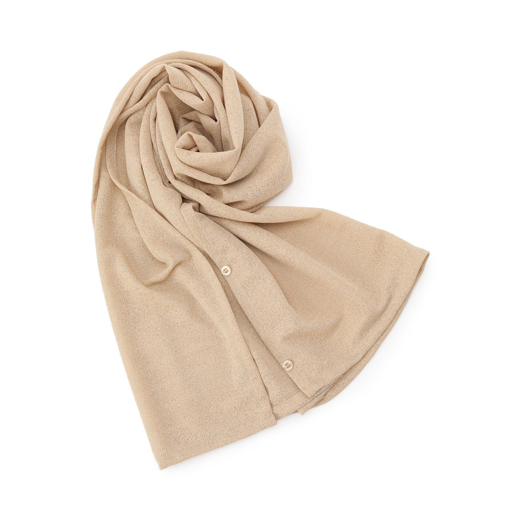 ITS&rsquo;DEMO「【寒暖差対策／手洗い可】リネンライク3WAYストール」|ストール|