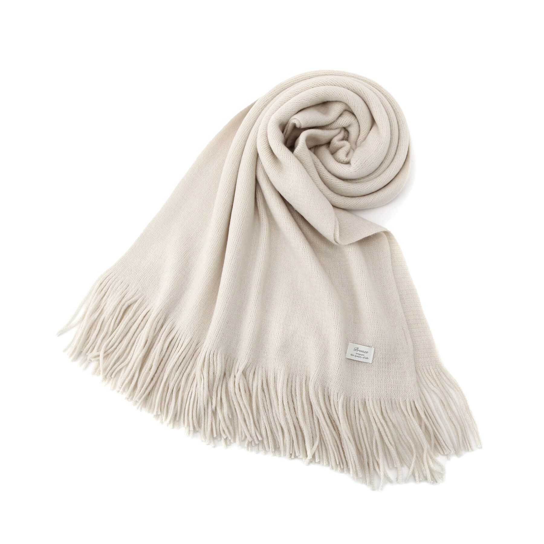 ITS&rsquo;DEMO「【手洗い可】アクリルニットシャギーストール」|ストール|ベージュ(052)