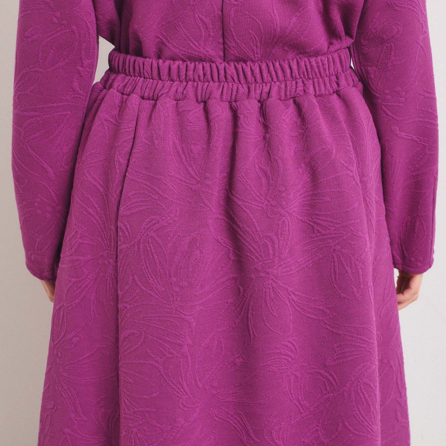 ITS&rsquo;DEMO「【手洗い可／セットアップ可】花柄ジャカードスカート」|スカート|