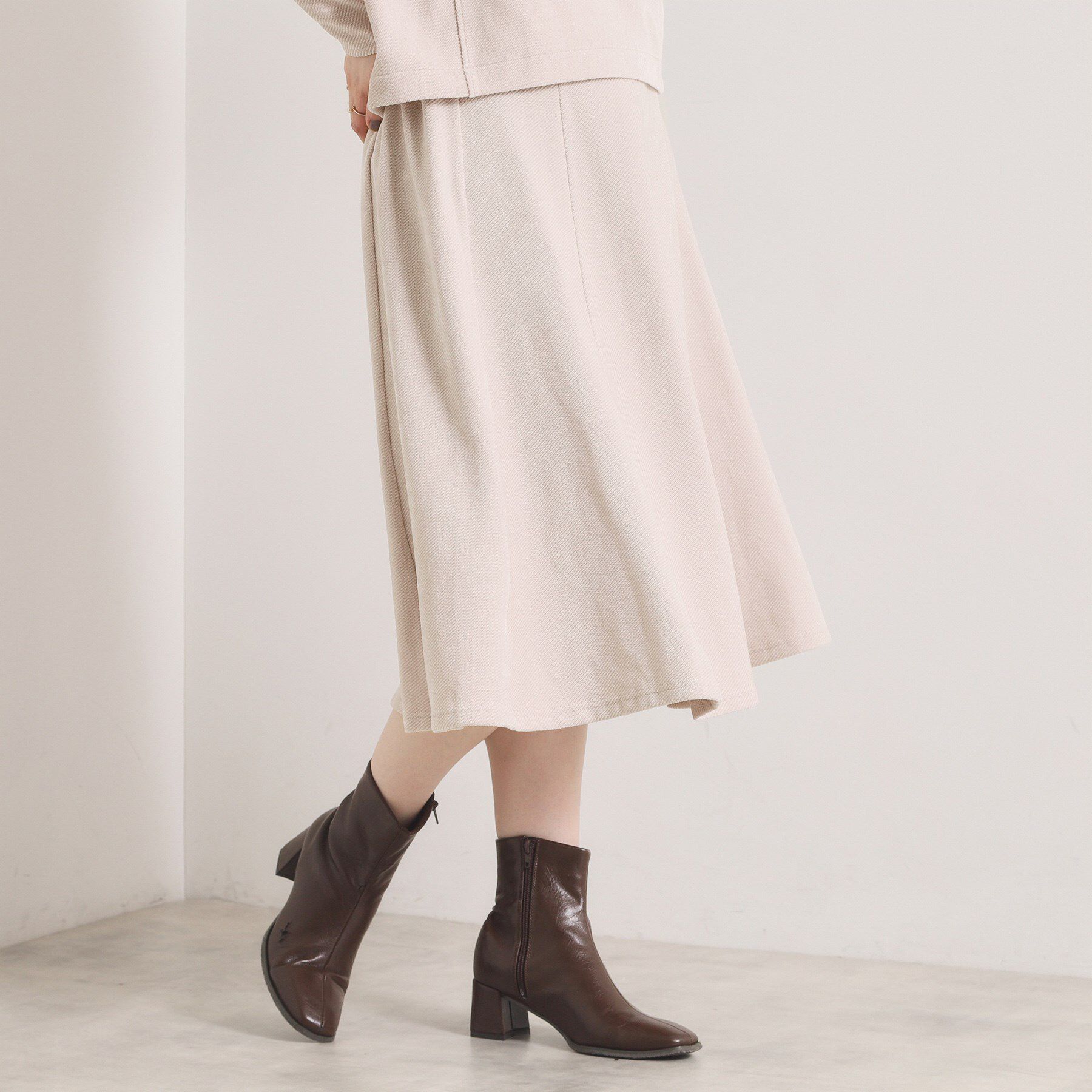 ITS&rsquo;DEMO「【手洗い可／セットアップ可】カットツイルスカート」|スカート|