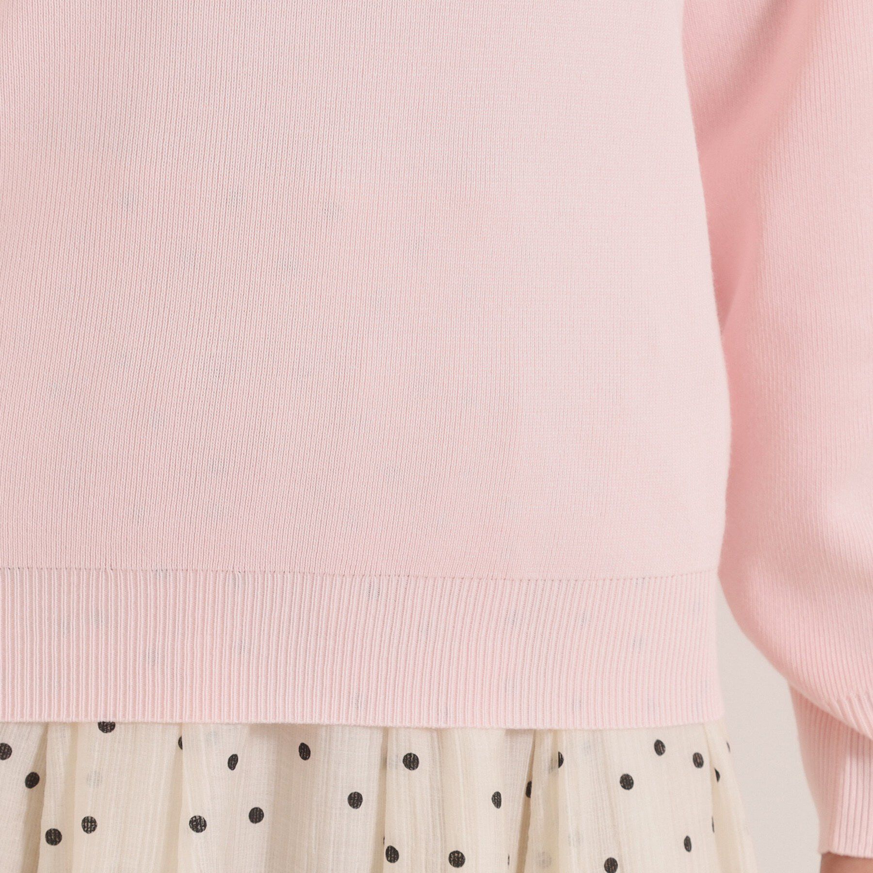 ITS&rsquo;DEMO「【洗濯機OK】花粉防止Vネックニット」|ニット・セーター|