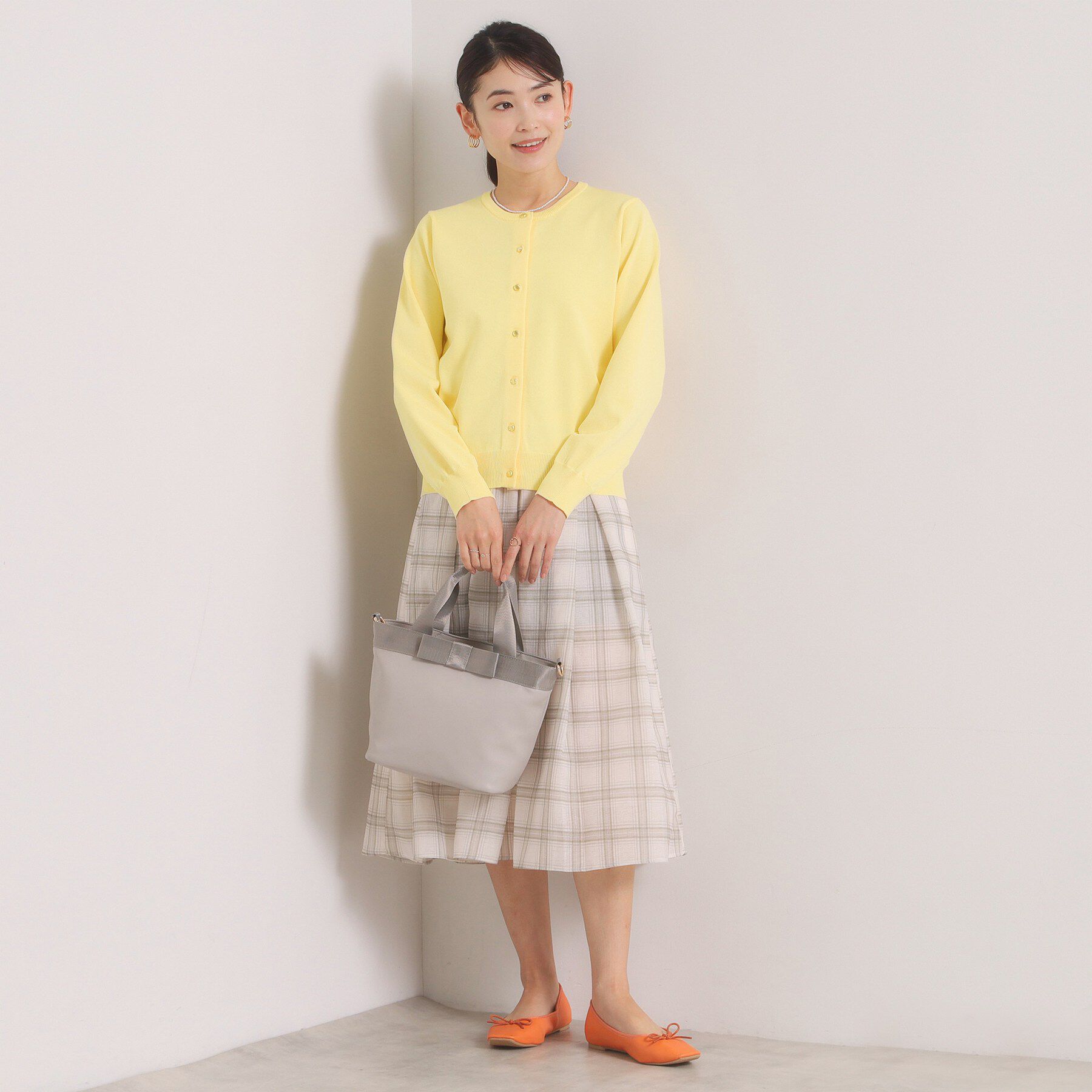 ITS&rsquo;DEMO「【繰り返し洗える／毛玉防止／洗濯機OK】タフニットクルーカーディガン」|カーディガン|