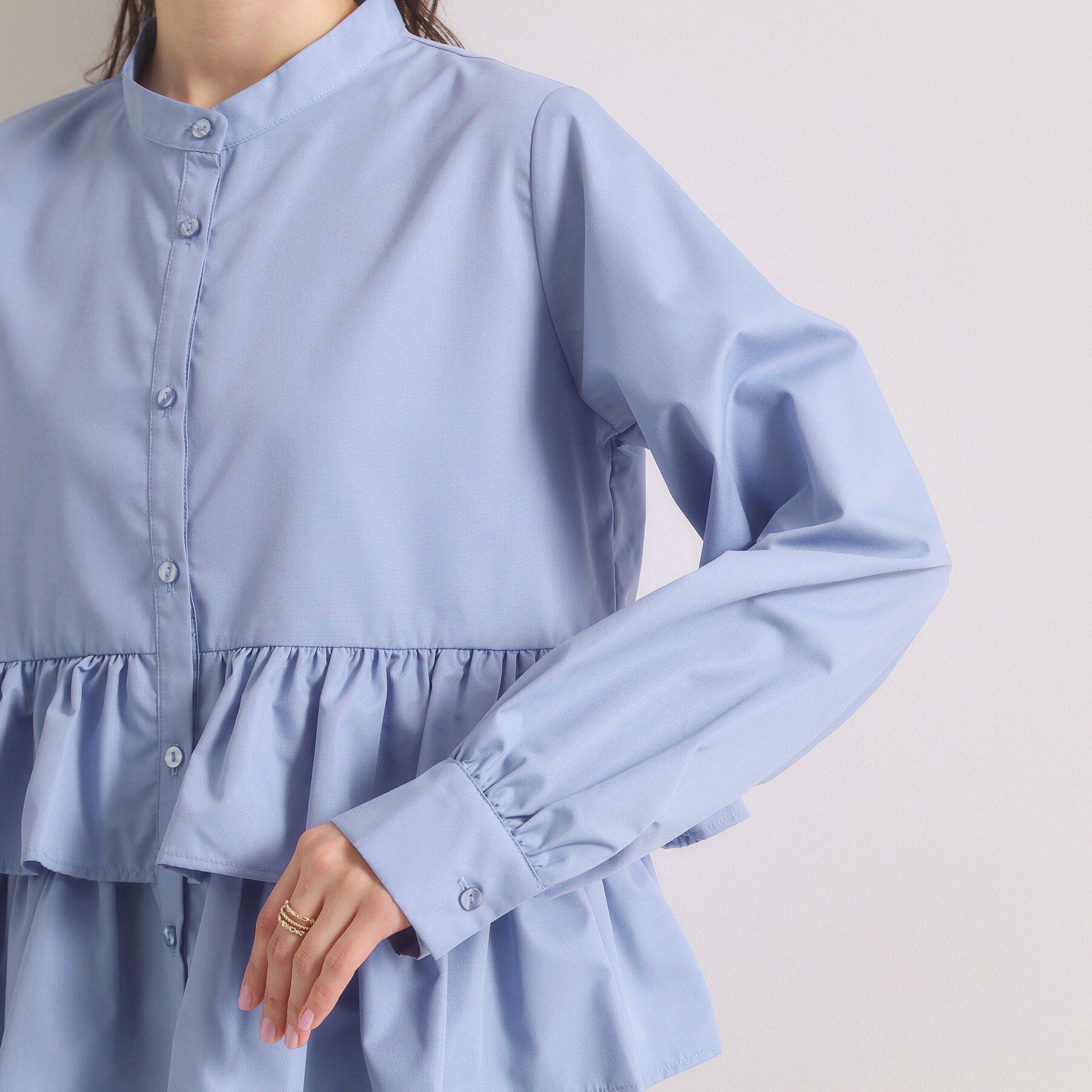 ITS&rsquo;DEMO「【洗濯機OK】ティアードフリルブラウス」|シャツ・ブラウス|