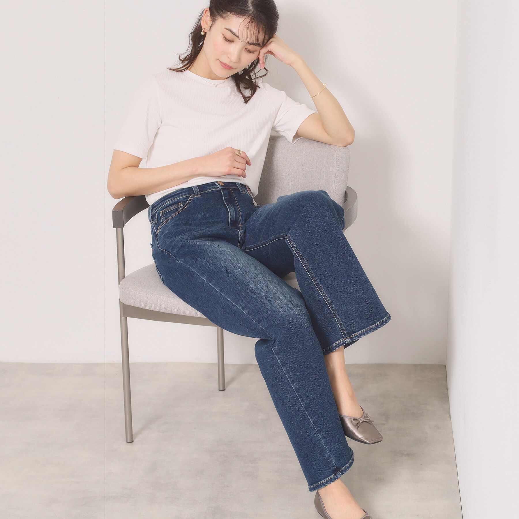 ITS&rsquo;DEMO「EDWIN C17 BASIC WIDE」|デニム|ブルー(092)