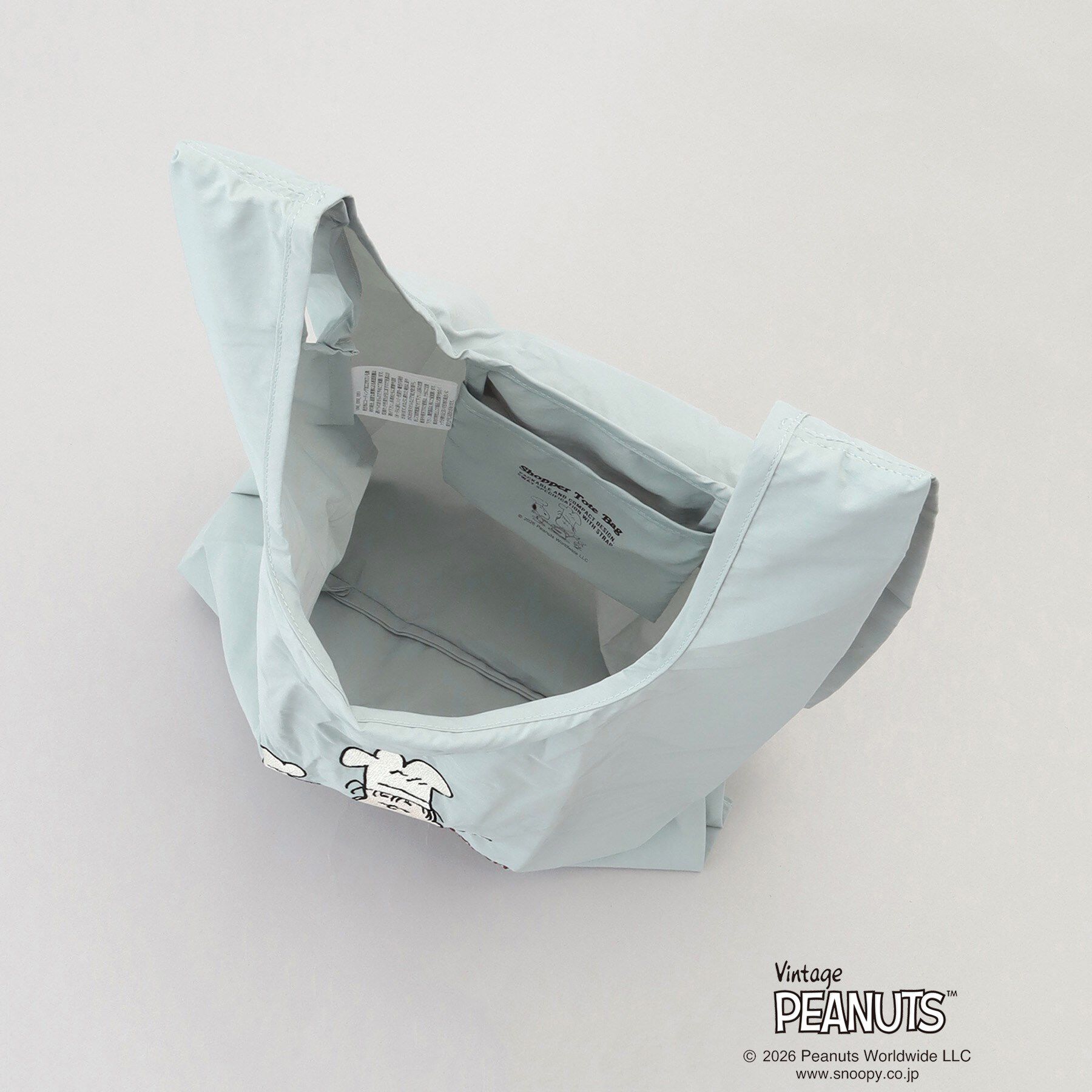 212 KITCHEN STORE「PEANUTS ストラップ付きショッパーバッグ SAX」|その他|