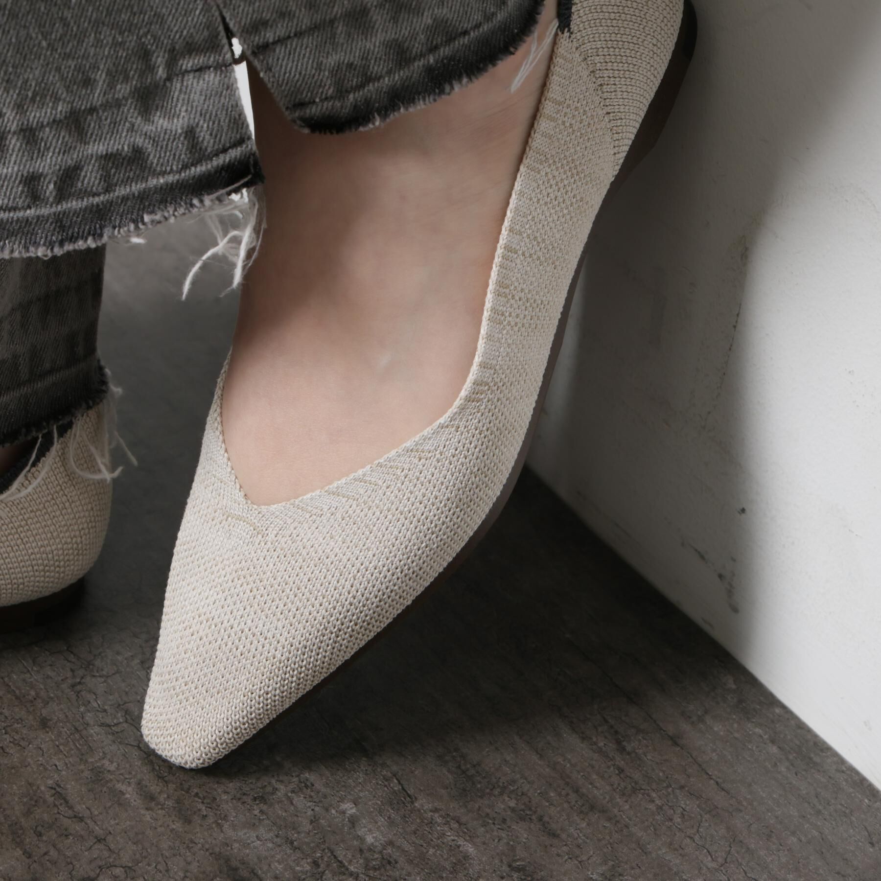 ESPERANZA「Oito和紙フラットパンプス」|パンプス|