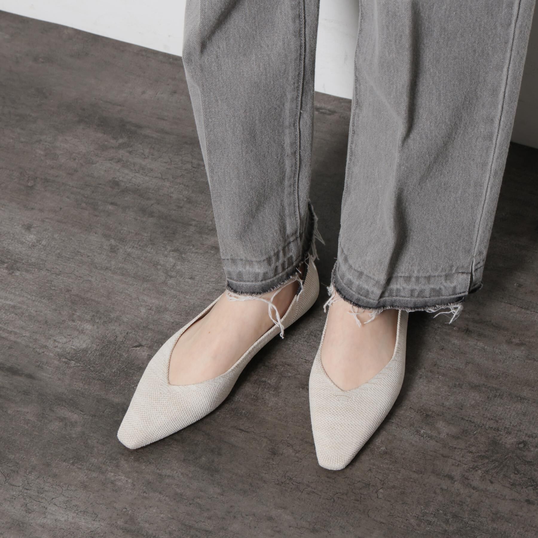 ESPERANZA「Oito和紙フラットパンプス」|パンプス|