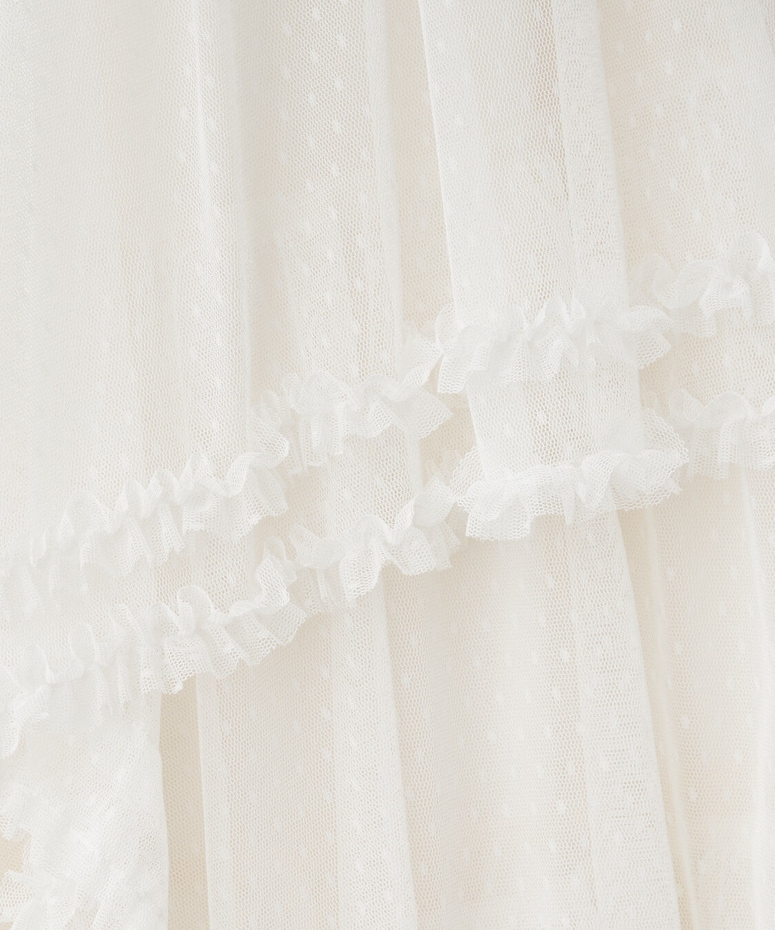 COCO DEAL「ドットチュールティアードフレアスカート」|スカート|