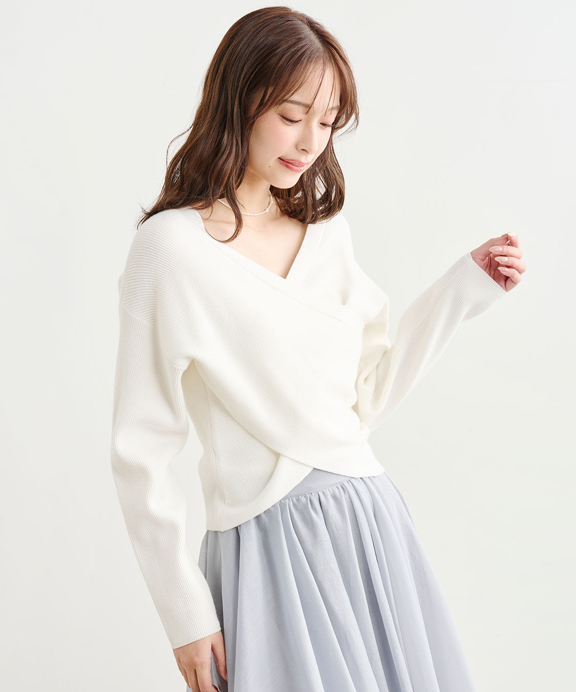 COCO DEAL「前後2WAYカシュクールニット」|ニット・セーター|