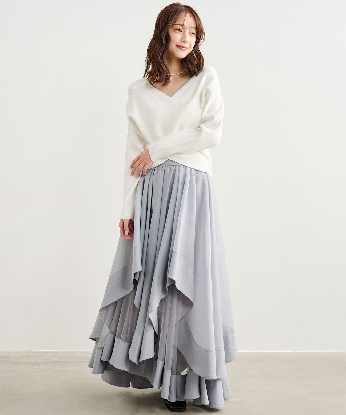 COCO DEAL「前後2WAYカシュクールニット」|ニット・セーター|