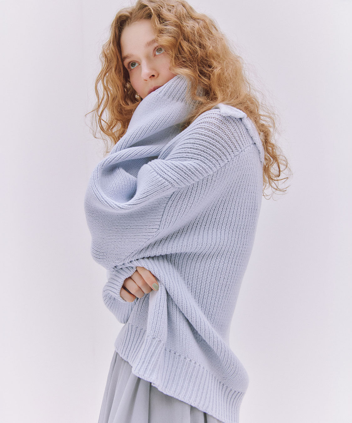 COCO DEAL「ビッグカラースキッパーニット」|ニット・セーター|