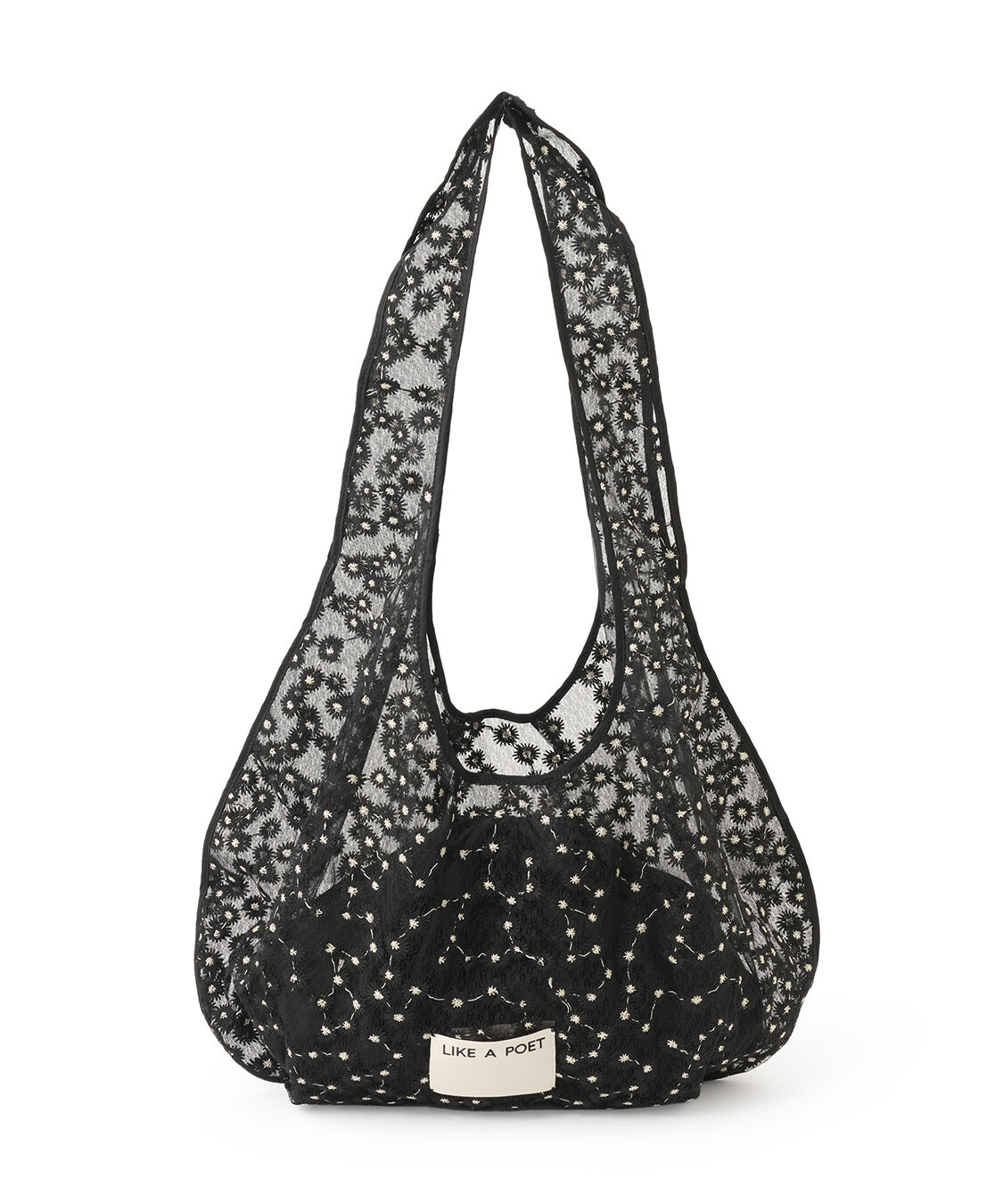 COCO DEAL「刺繍シアートートバッグ」|トートバッグ|ブラック