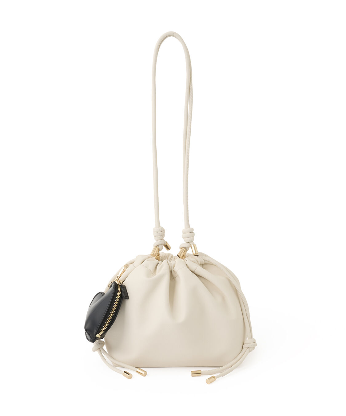 COCO DEAL「ハートポーチ付き巾着バッグ」|ショルダー・メッセンジャー|