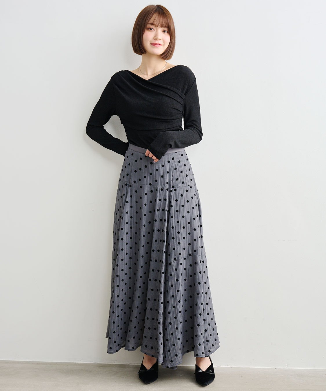 COCO DEAL「オフショルタックカットソー」|Tシャツ・カットソー|