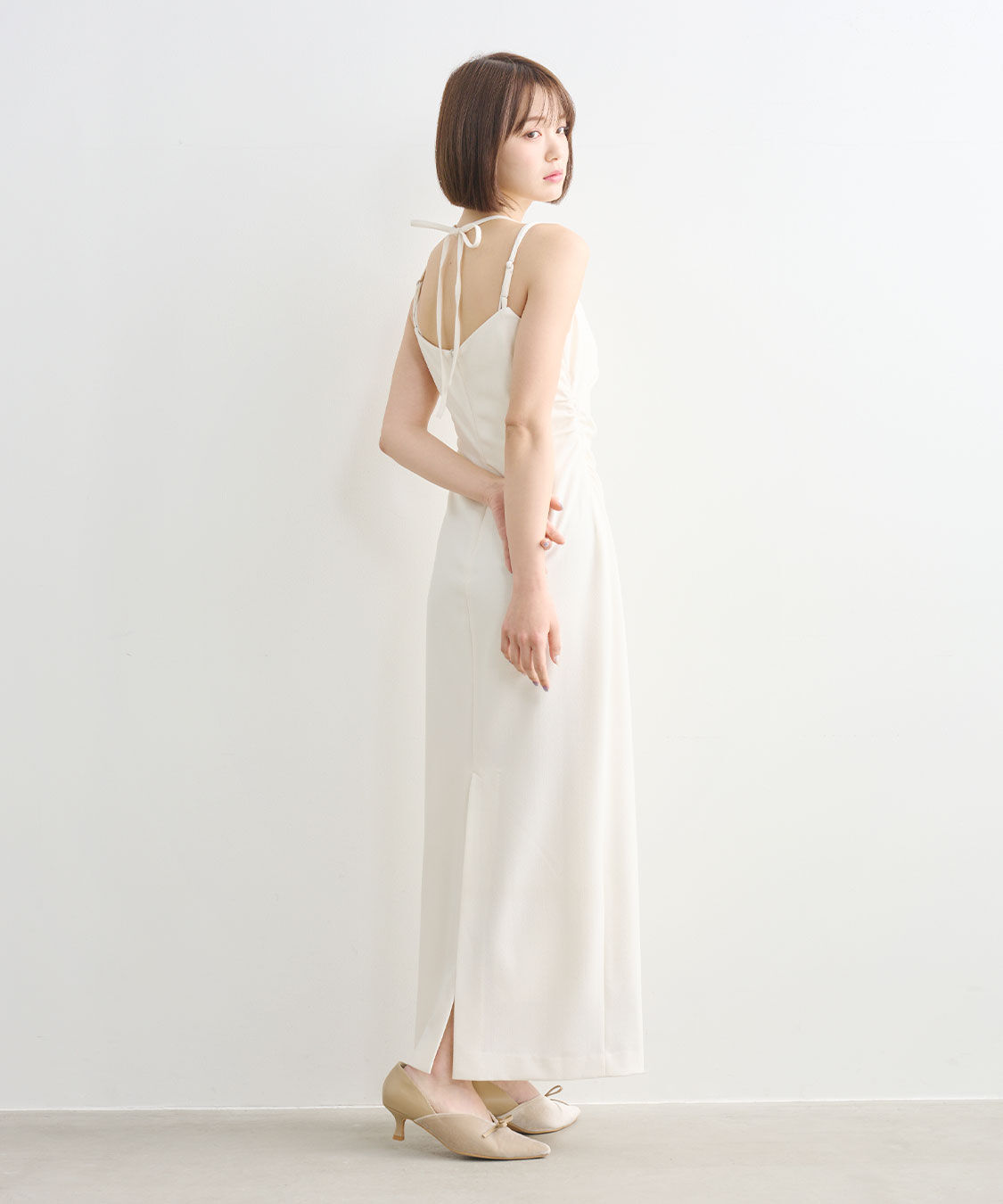 COCO DEAL「ウエストギャザーキャミワンピース」|ワンピース|