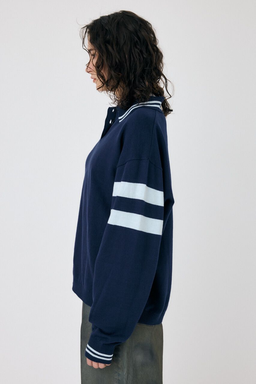 MOUSSY「RUGGER ニットポロ」|ニット・セーター|