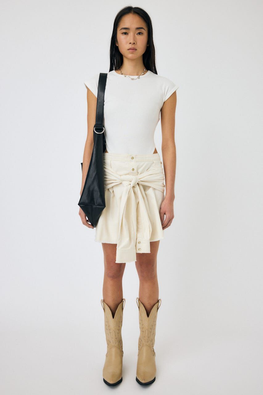 MOUSSY「BASIC RIB ボディスーツ」|Tシャツ・カットソー|