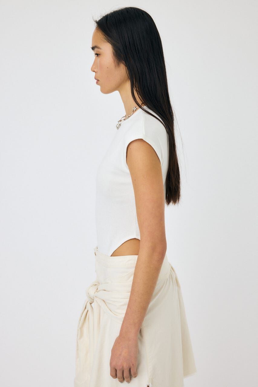MOUSSY「BASIC RIB ボディスーツ」|Tシャツ・カットソー|
