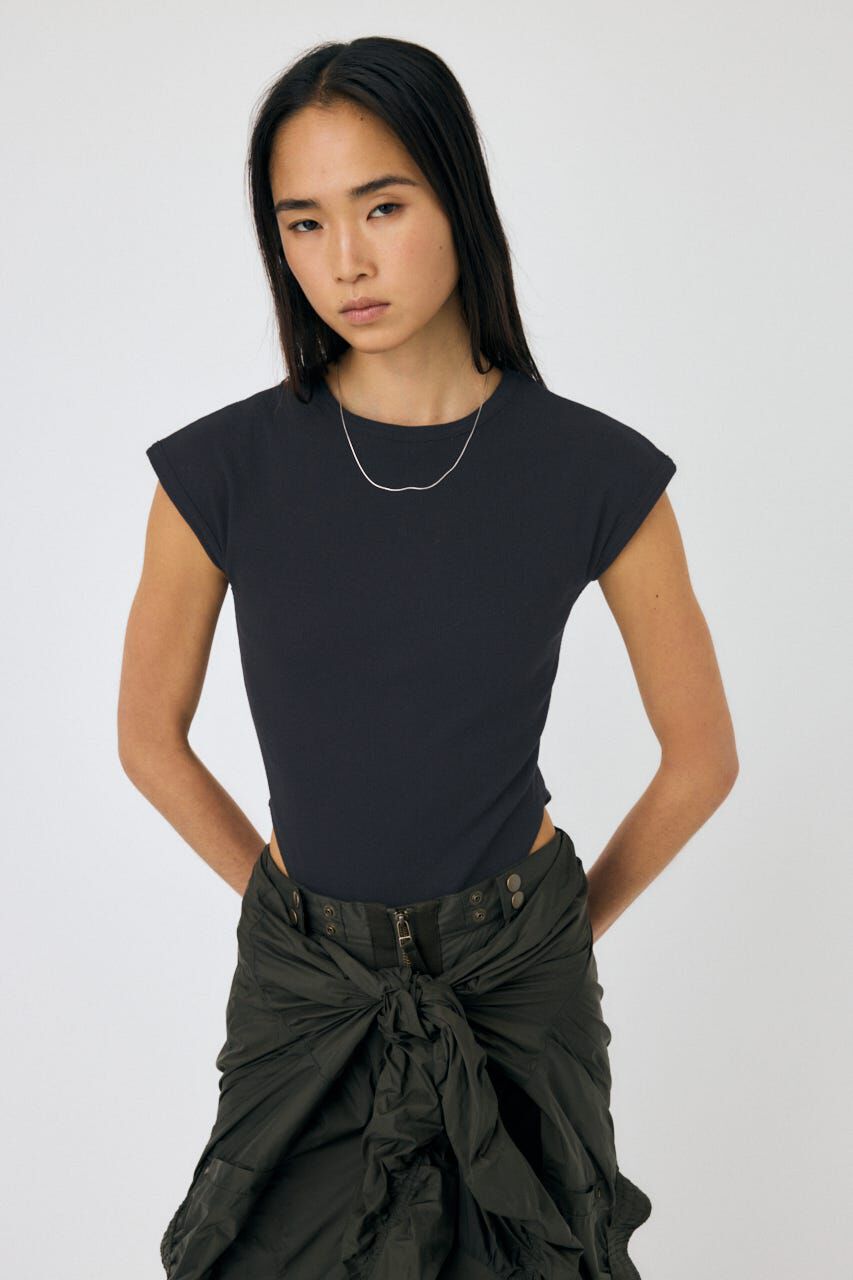 MOUSSY「BASIC RIB ボディスーツ」|Tシャツ・カットソー|