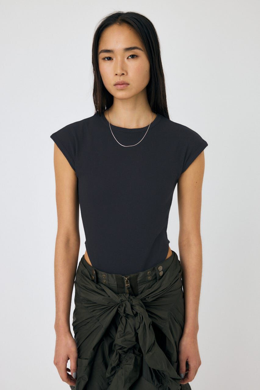 MOUSSY「BASIC RIB ボディスーツ」|Tシャツ・カットソー|