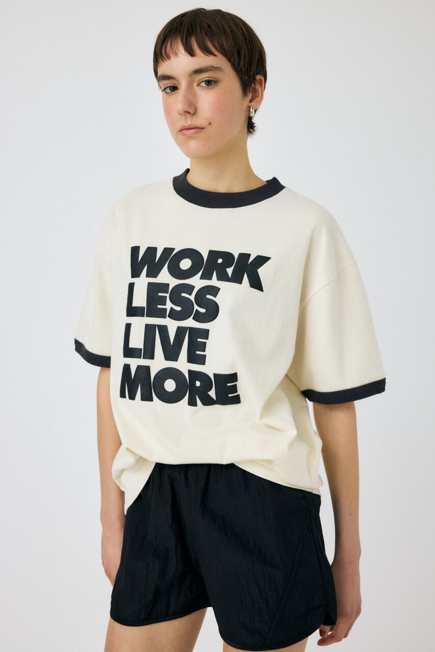 MOUSSY「SLOGAN ビッグ TEE」|Tシャツ・カットソー|