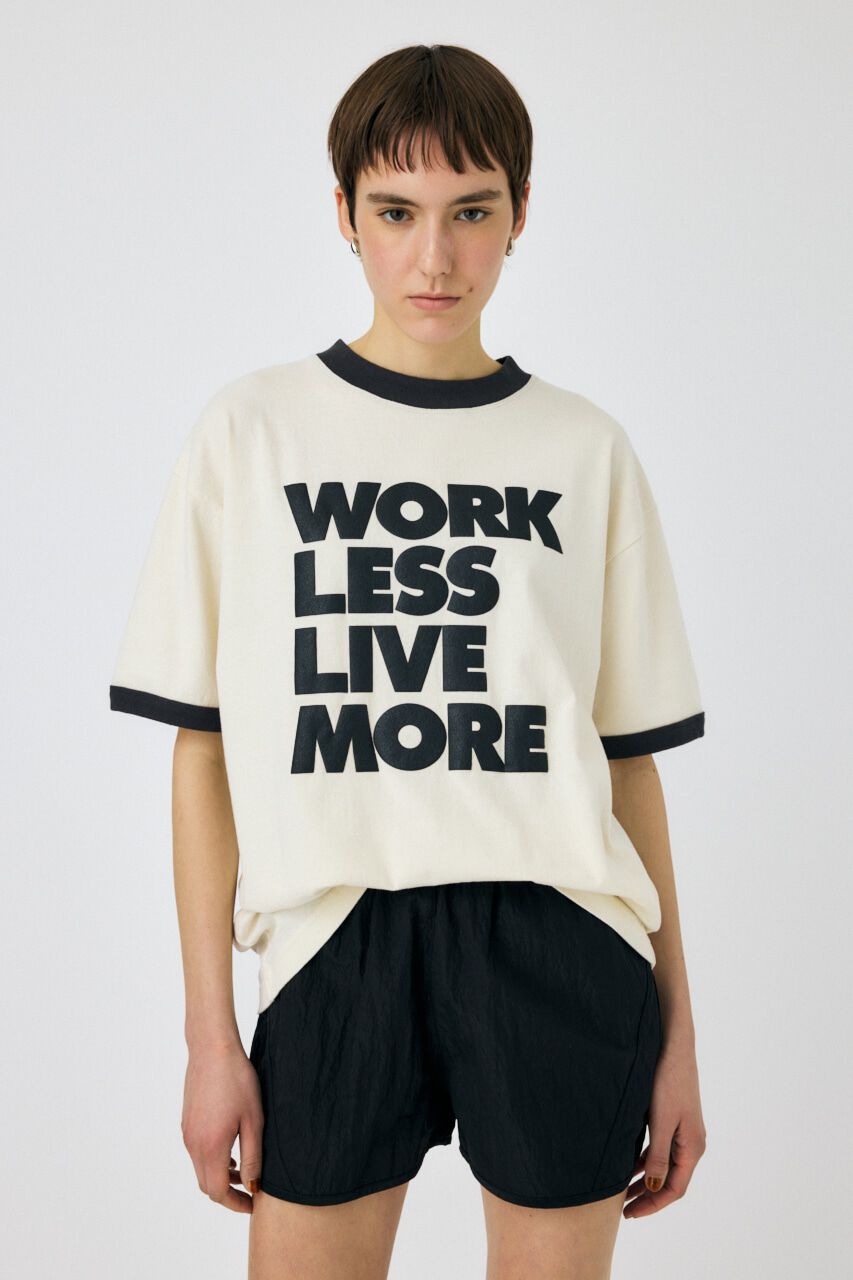 MOUSSY「SLOGAN ビッグ TEE」|Tシャツ・カットソー|