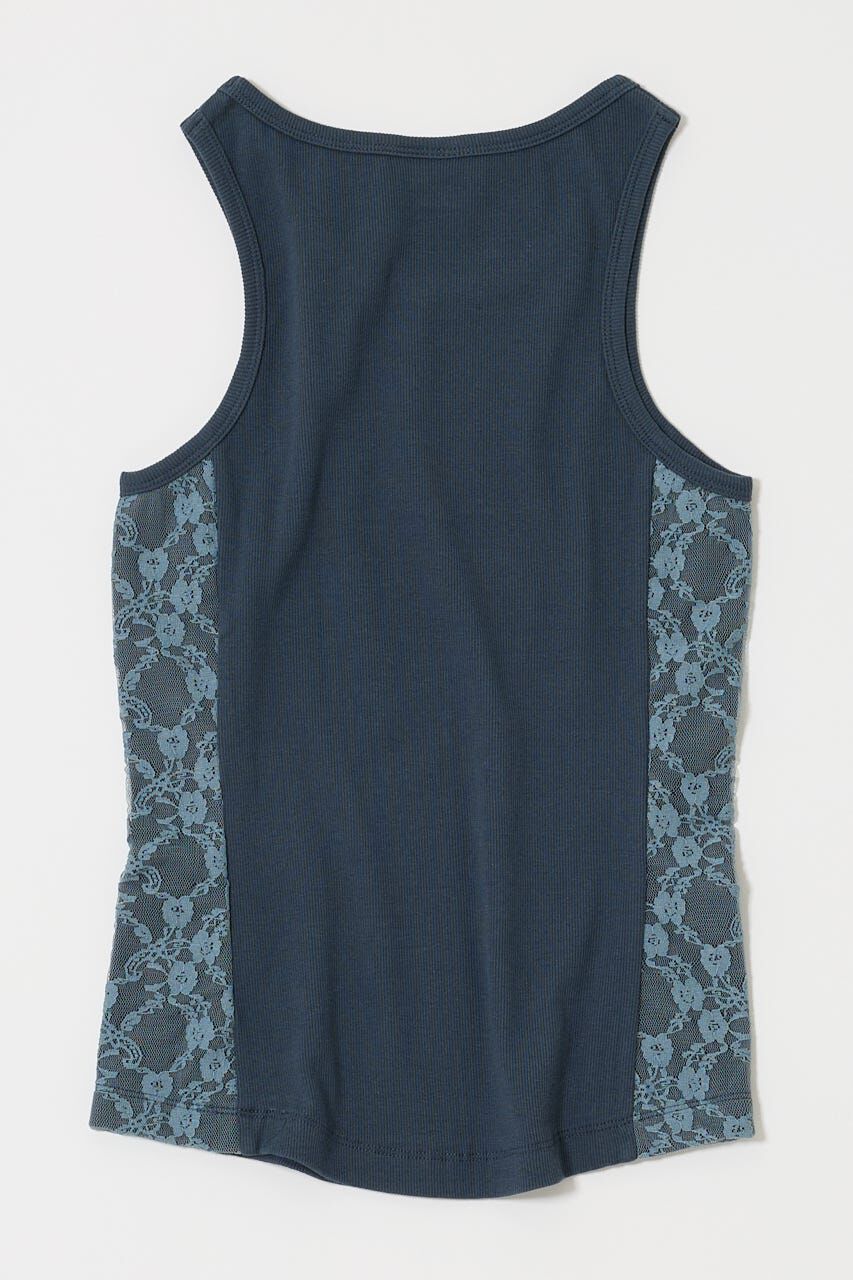 MOUSSY「LACE DOCKING タンクトップ」|タンクトップ|