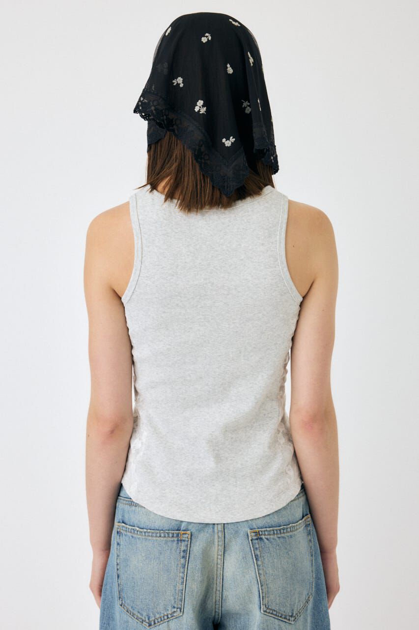 MOUSSY「LACE DOCKING タンクトップ」|タンクトップ|