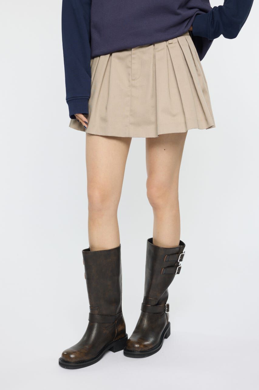 MOUSSY「BOX TUCK ミニスカート」|スカート|