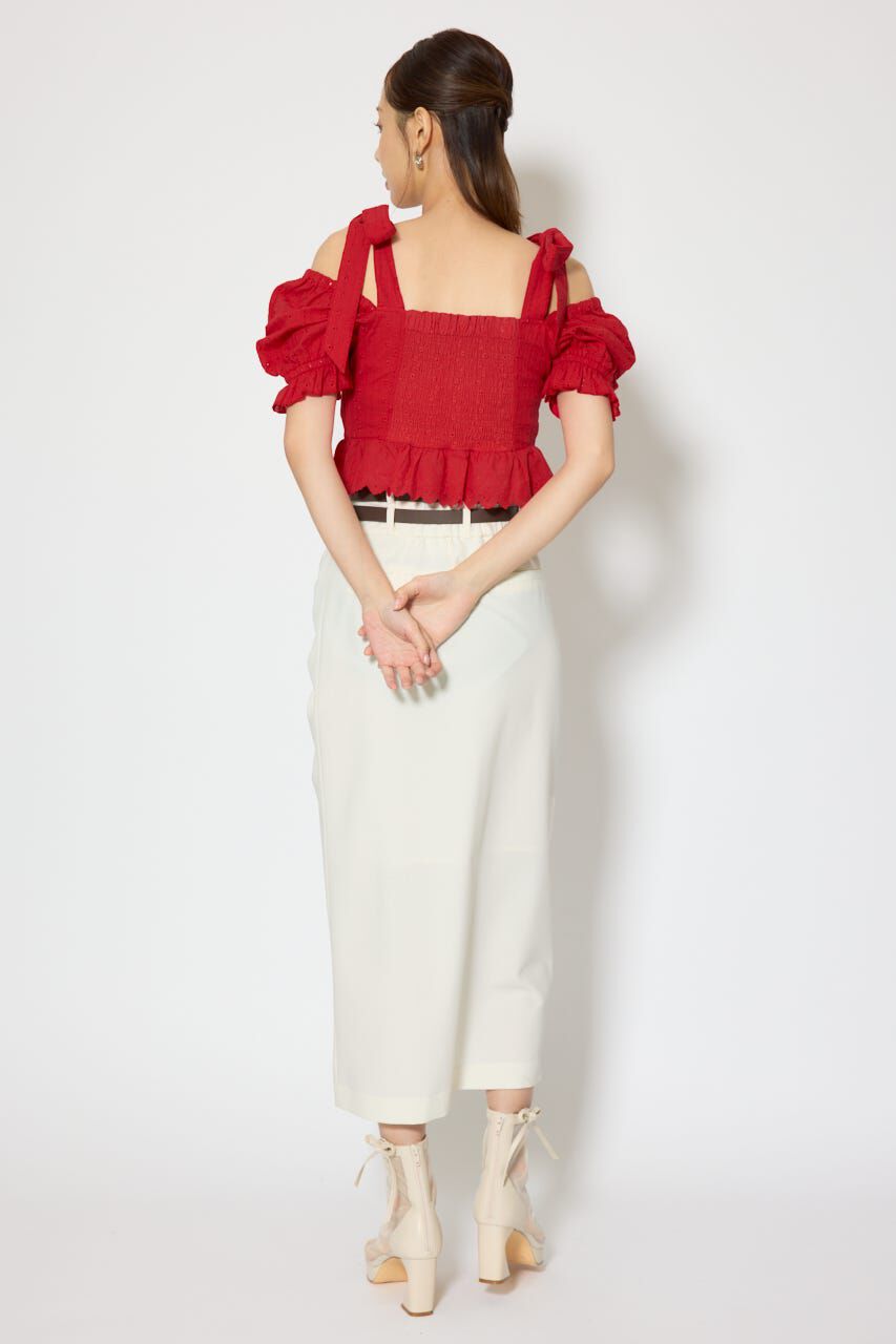 rienda「コットンレースブラウス」|シャツ・ブラウス|