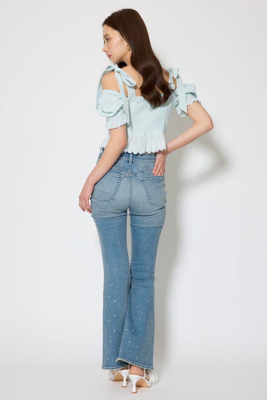 rienda「コットンレースブラウス」|シャツ・ブラウス|