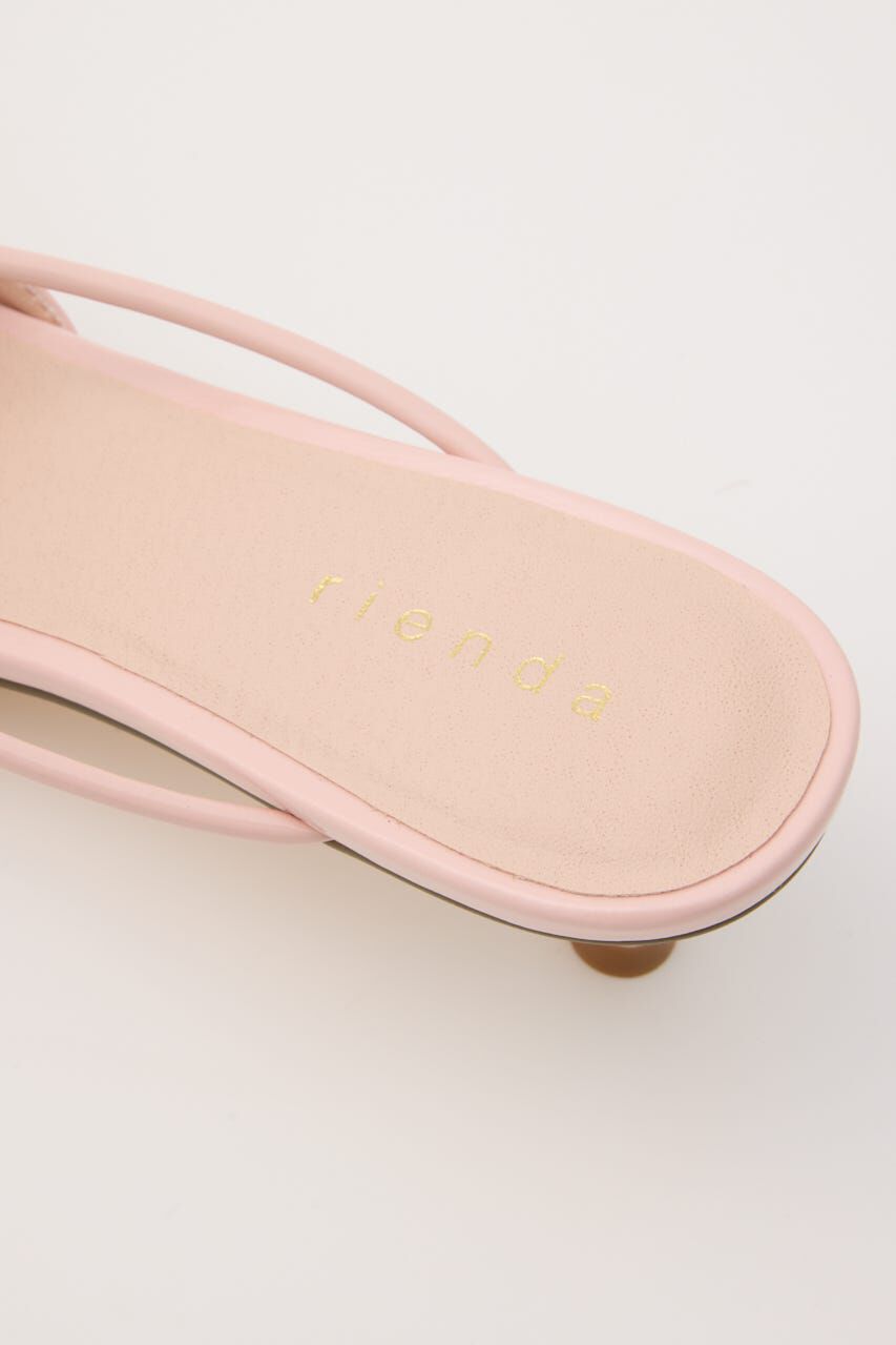 rienda「Bigリボンチュールミュール」|サンダル|