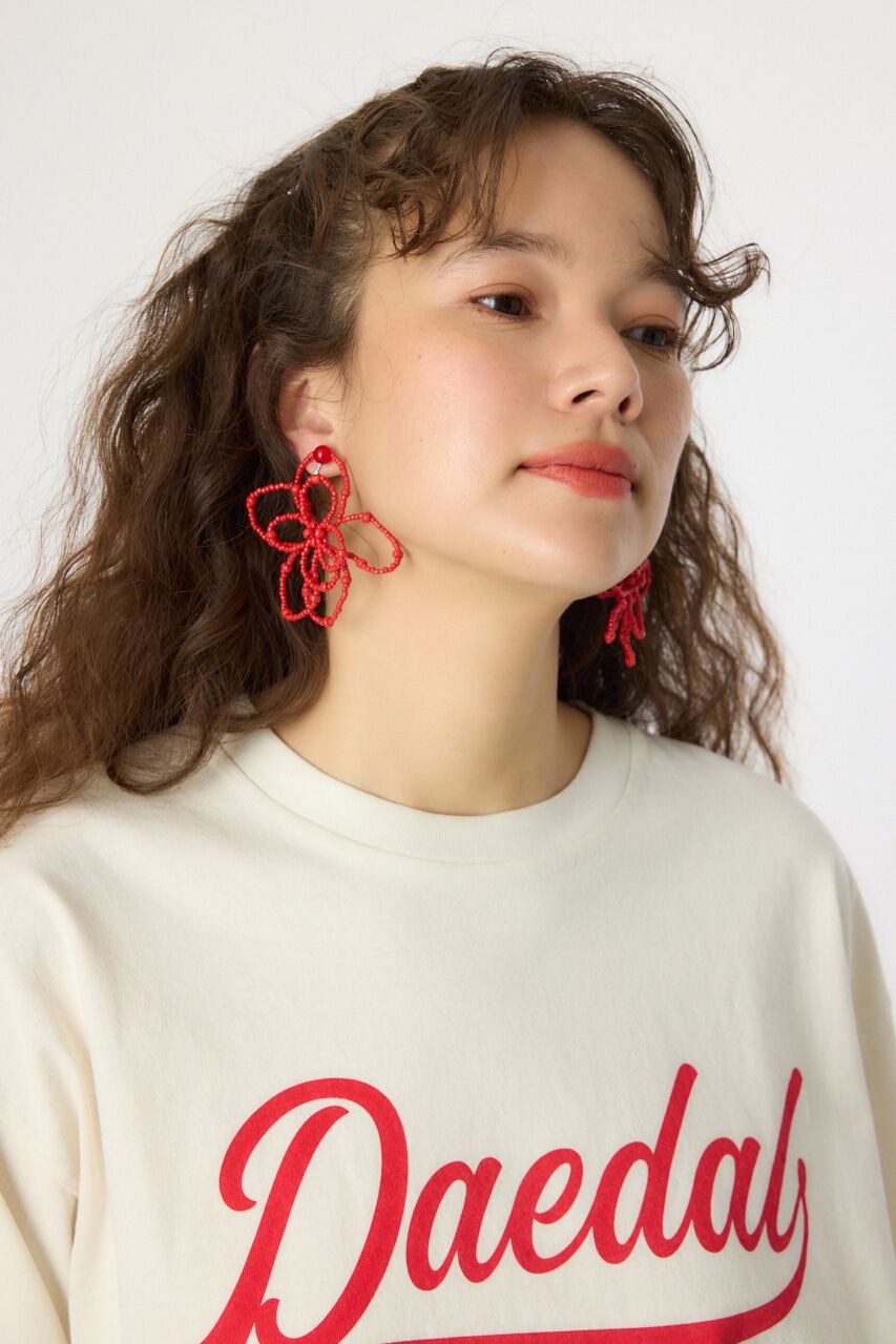 RODEO CROWNS「フラワービーズイヤリング」|ピアス|