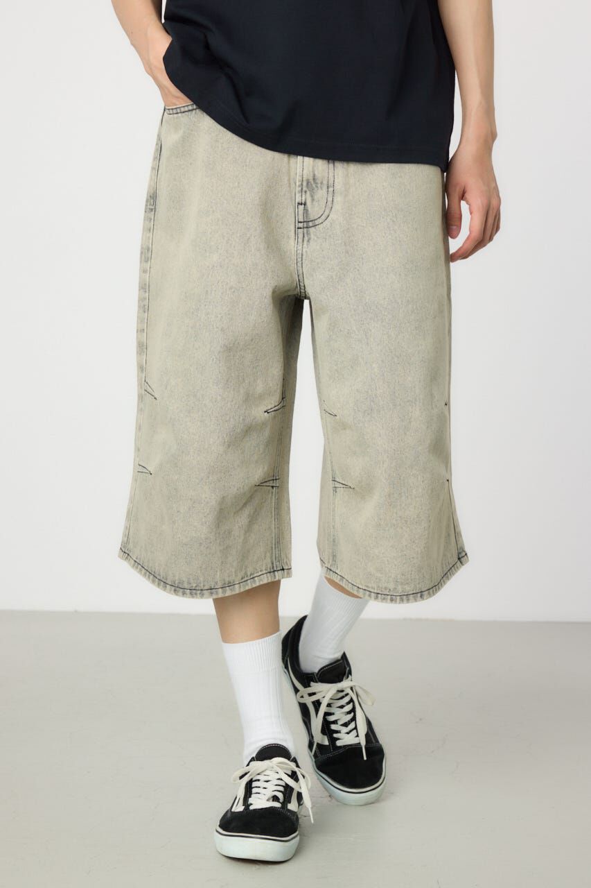 RODEO CROWNS「デニムバミューダパンツ」|デニム|