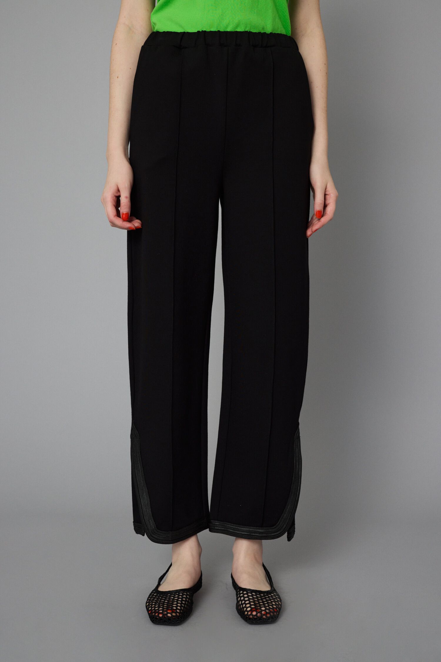 HeRIN.CYE「Ponte side slit pants」|その他|