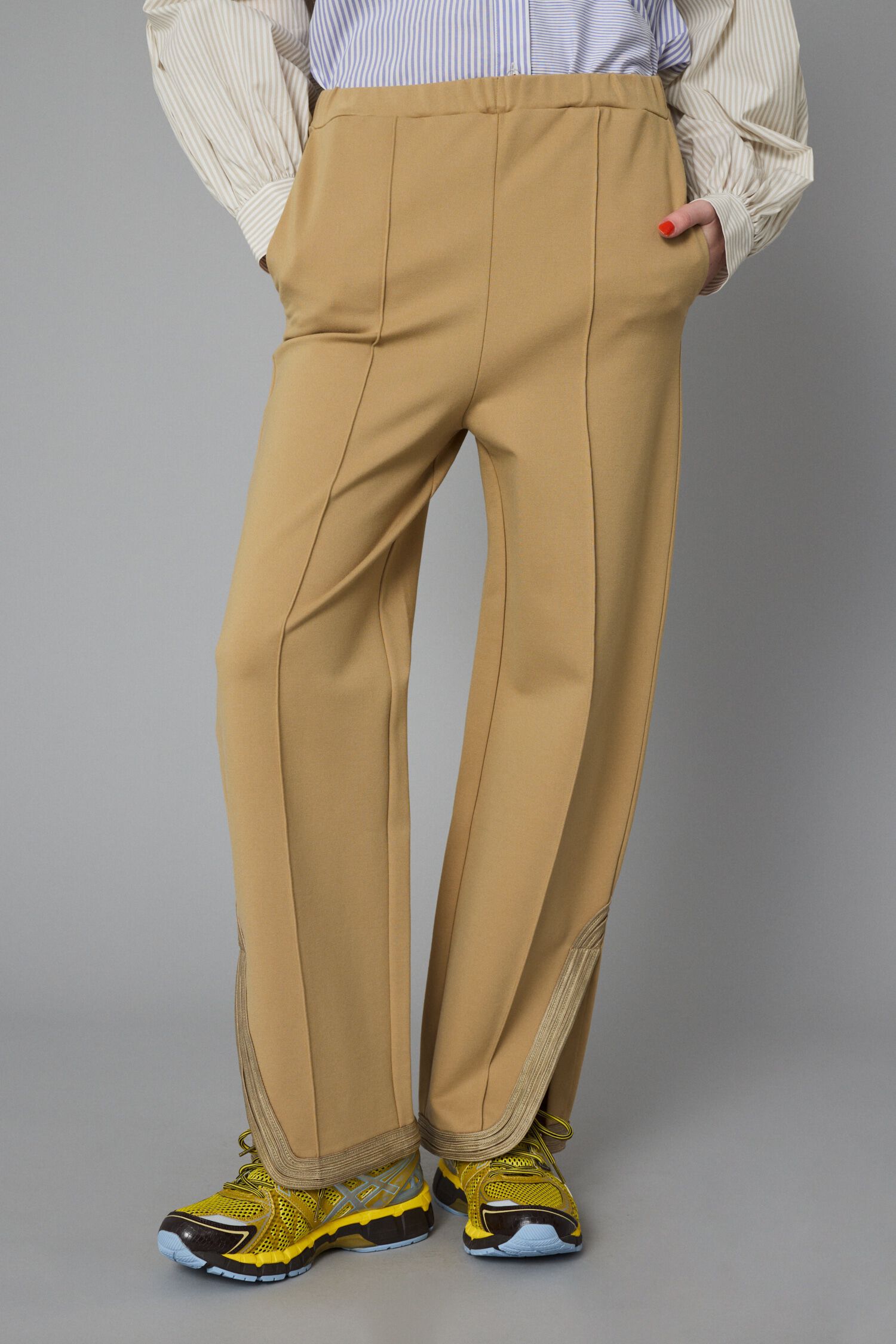 HeRIN.CYE「Ponte side slit pants」|その他|