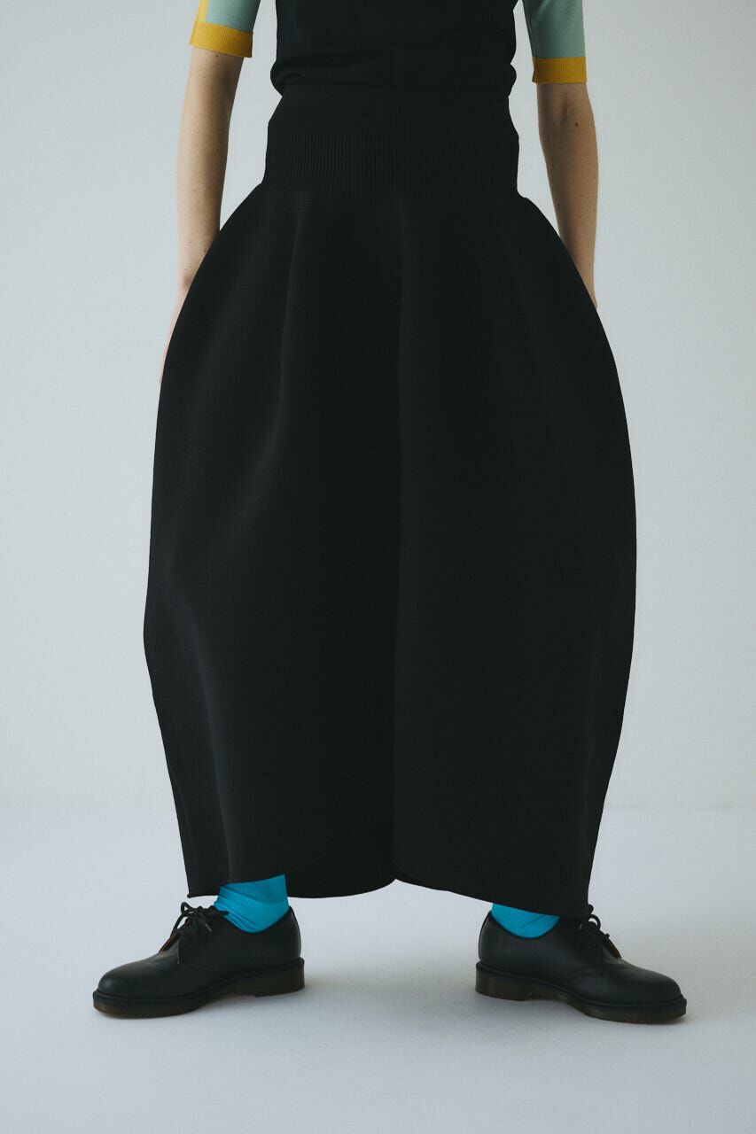 HeRIN.CYE「Jersey volume knit skirt」|スカート|BLK